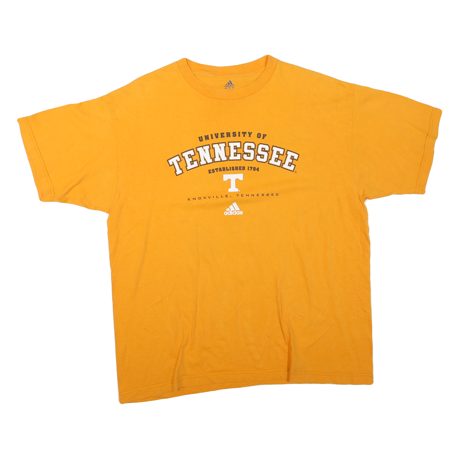 Buy ADIDAS Mens Orange University Of Tennessee Graphic T-Shirt L Short Sleeve Crew Refurbished - $23.39 ADIDAS Mens Orange University Of Tennessee Graphic T-Shirt L Short Sleeve Crew Refurbished - N/A refurbished available on Cerqular