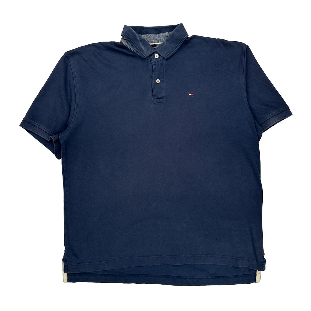 Buy Tommy Hilfiger Polo Shirt - XL Navy Cotton Refurbished - $24.11 Tommy Hilfiger Polo Shirt - XL Navy Cotton Refurbished - Thrifted (note: this is a term often used to describe second- refurbished available on Cerqular