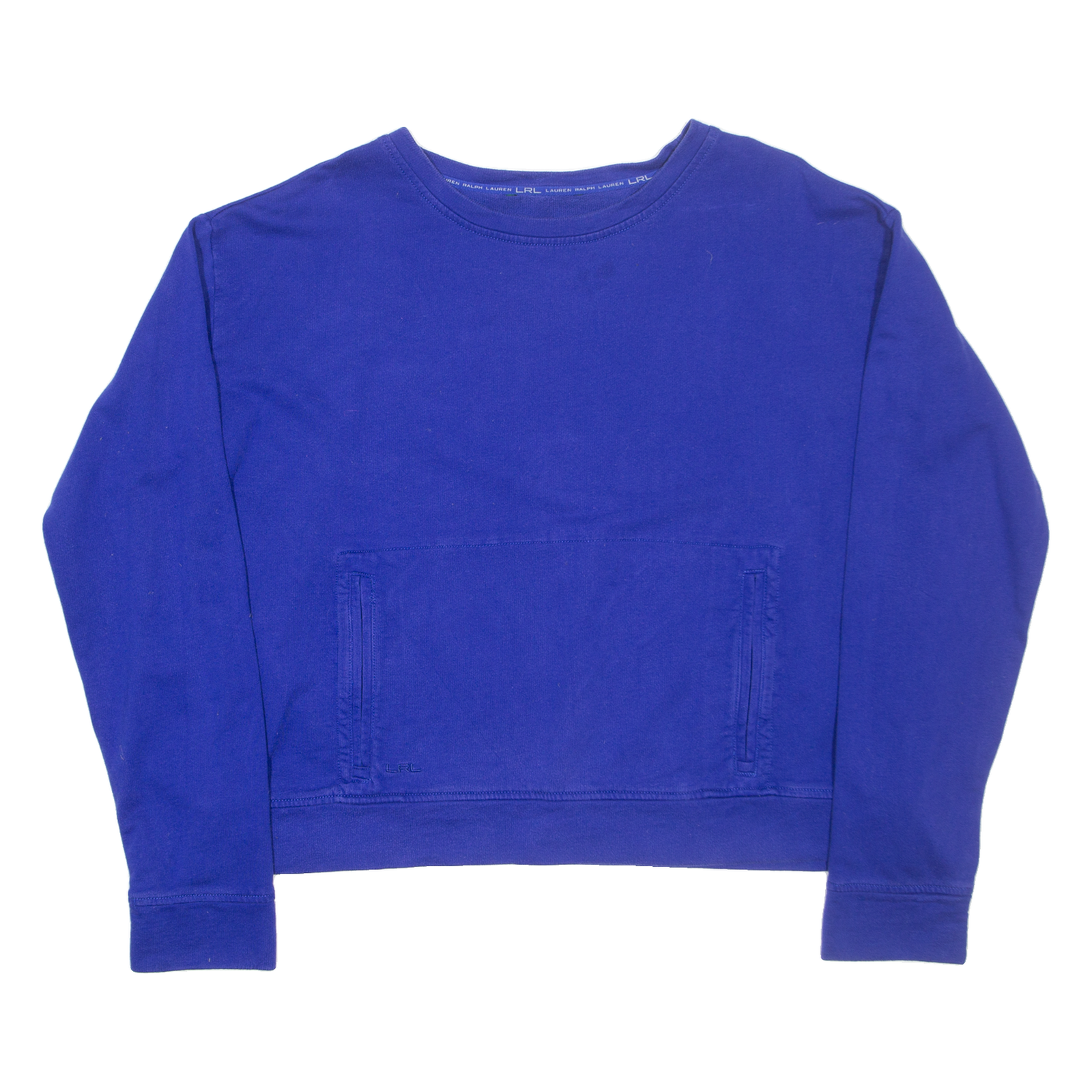 LAUREN RALPH LAUREN Womens Sweatshirt Blue M Refurbished - N/A refurbished available on Cerqular