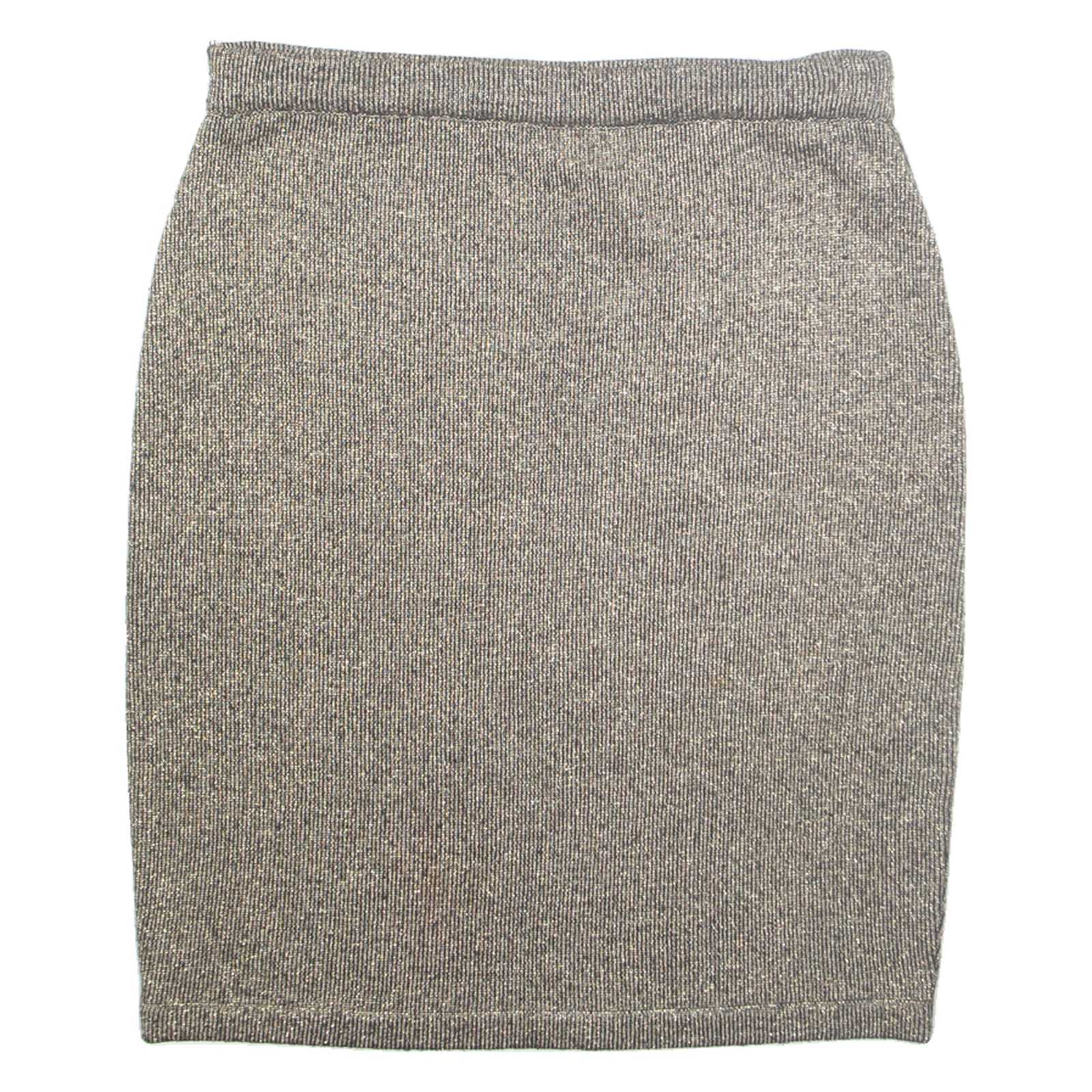 ANDREA MARE Womens Straight Skirt Gold Knee Length Striped M Refurbished - N/A refurbished available on Cerqular