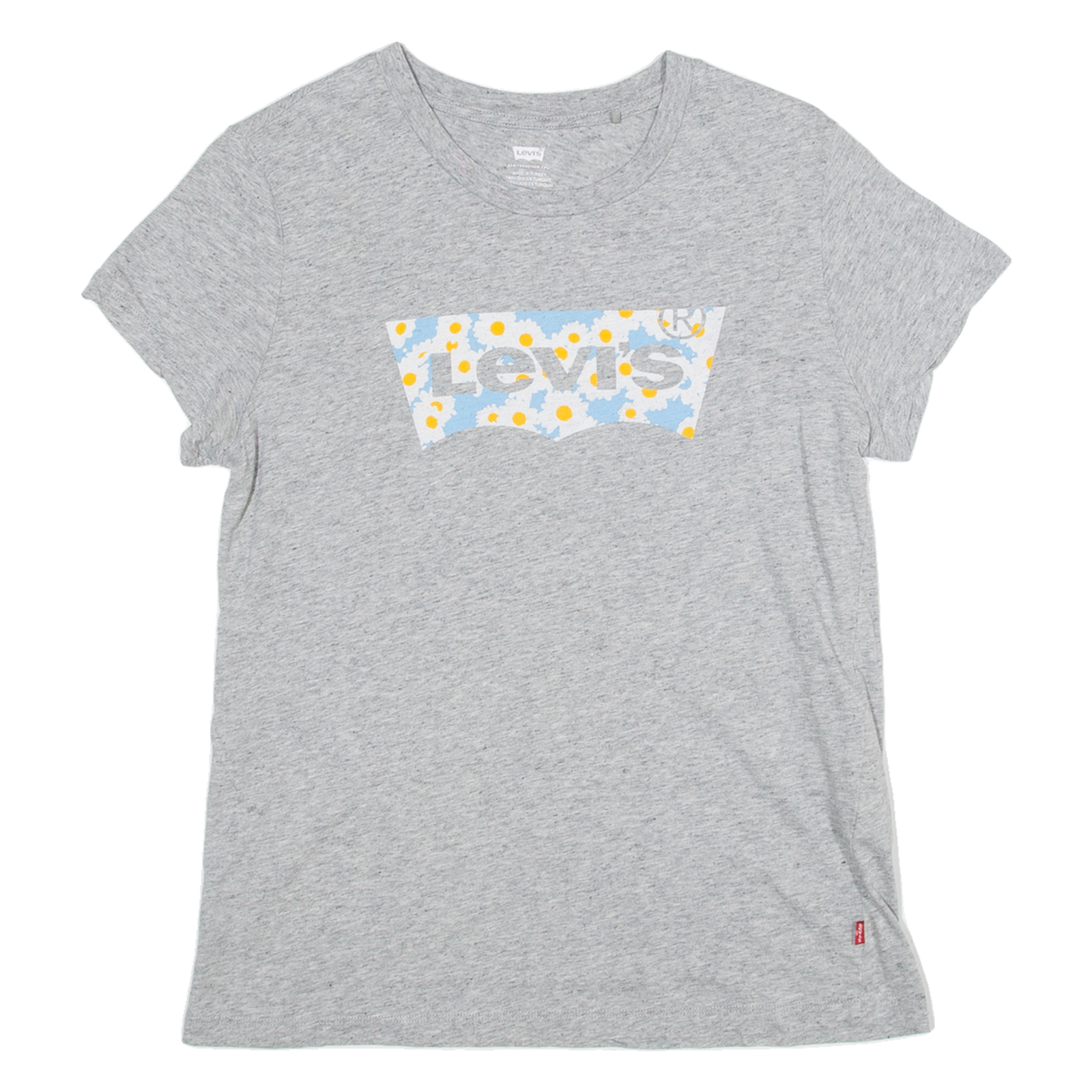 LEVI'S Womens T-Shirt Grey S Refurbished - N/A refurbished available on Cerqular