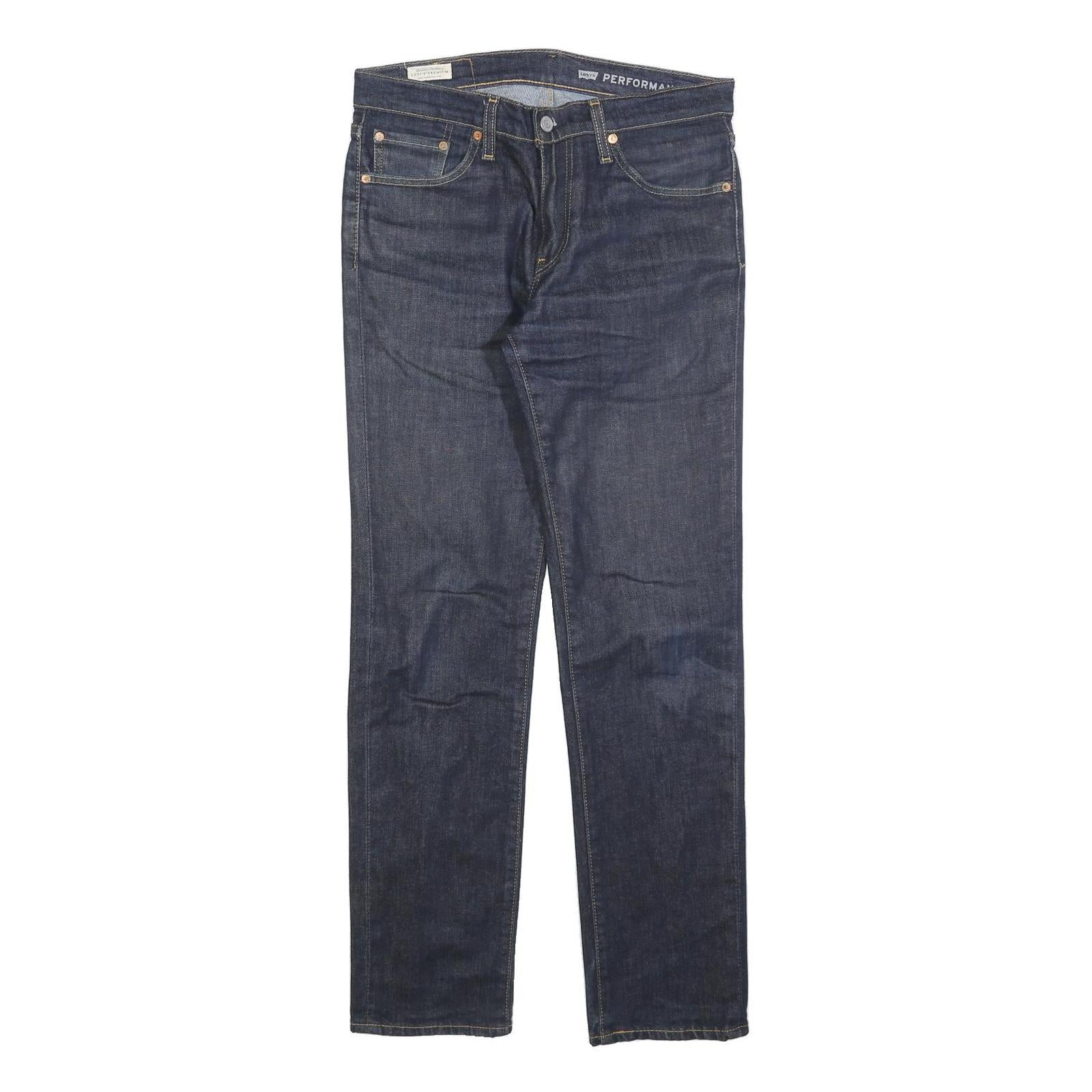 LEVI'S 511 Big E Mens Slim Jeans Denim Dark W30 L32 Classic Zip Cotton Blend Refurbished - N/A refurbished available on Cerqular