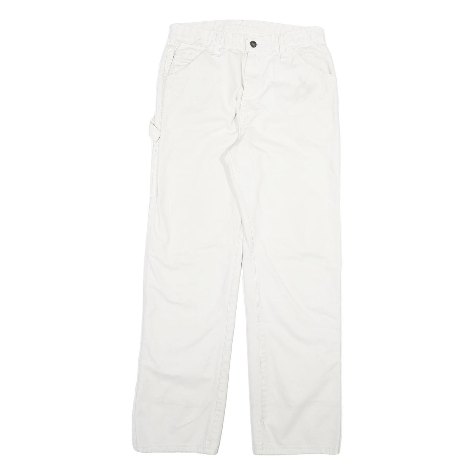 Buy DICKIES Mens White Regular Fit Straight Cotton Blend Jeans W28 L28 Workwear Zip Refurbished - $40.29 DICKIES Mens White Regular Fit Straight Cotton Blend Jeans W28 L28 Workwear Zip Refurbished - N/A refurbished available on Cerqular