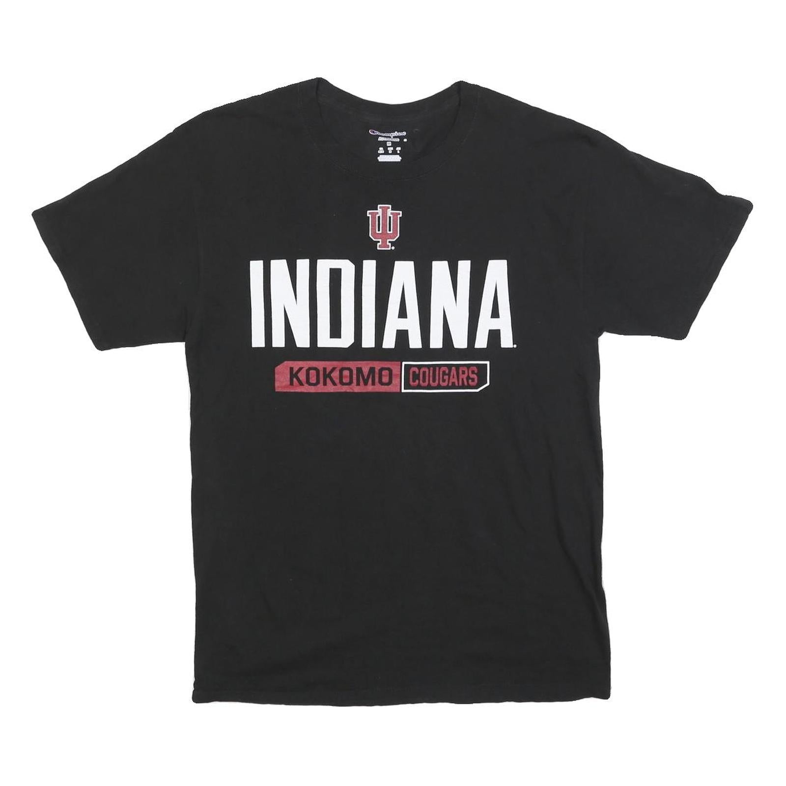 Buy CHAMPION Mens Black Indiana Kokomo Cougars Graphic T-Shirt M Short Sleeve Crew Refurbished - $18.19 CHAMPION Mens Black Indiana Kokomo Cougars Graphic T-Shirt M Short Sleeve Crew Refurbished - N/A refurbished available on Cerqular