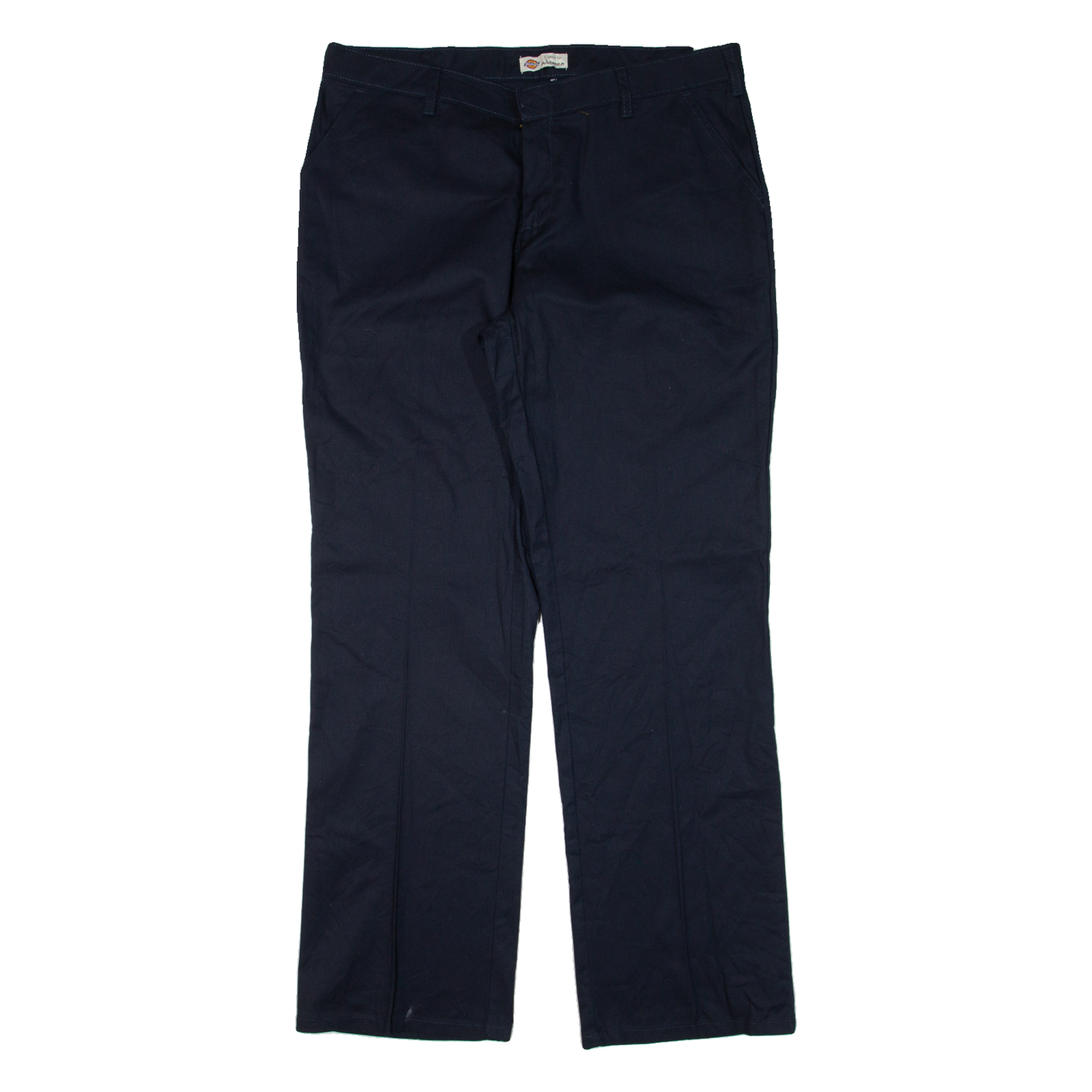 DICKIES Workwear Womens Trousers Blue Regular Straight W34 L32 Refurbished - N/A refurbished available on Cerqular