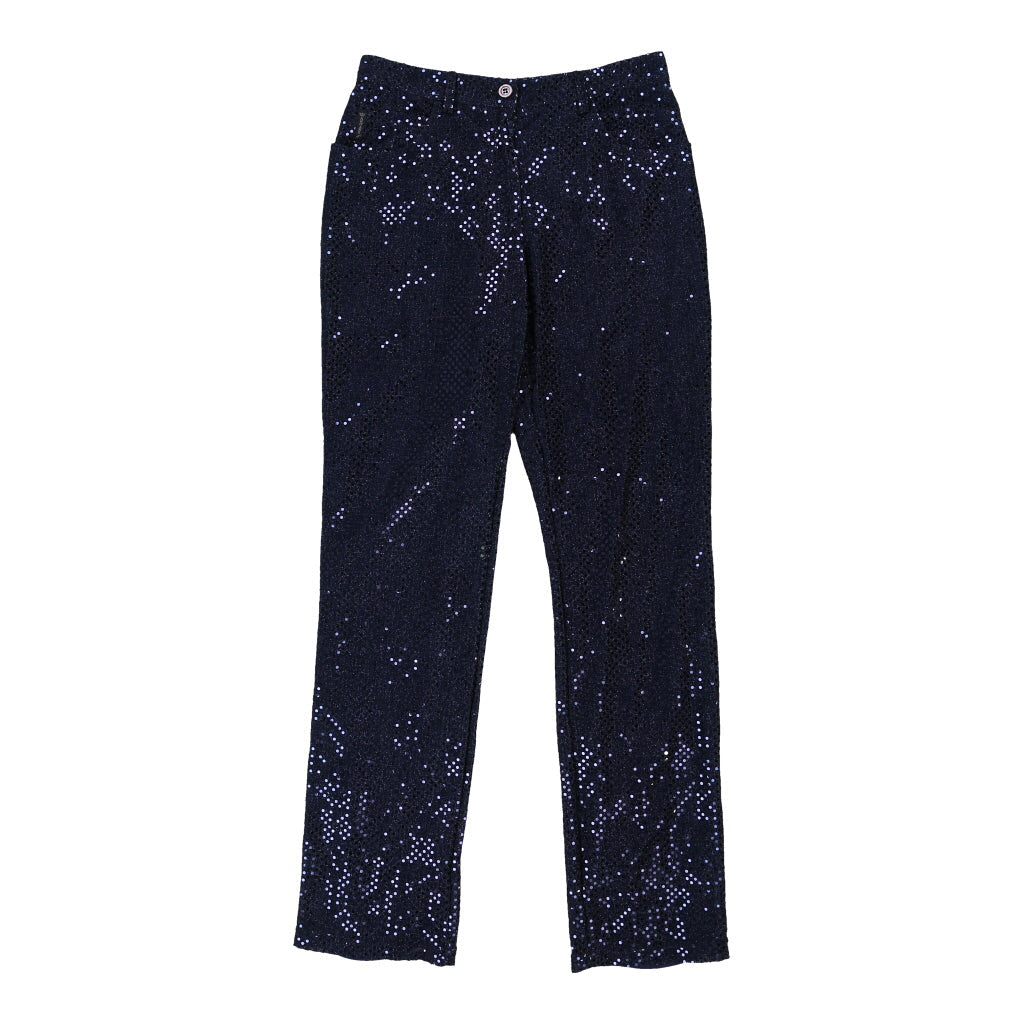 Armani Jeans Trousers - 30W UK 12 Navy Polyamide | Size: UK 12 Refurbished - N/A (Preloved Designer is not a specific brand, it refurbished available on Cerqular