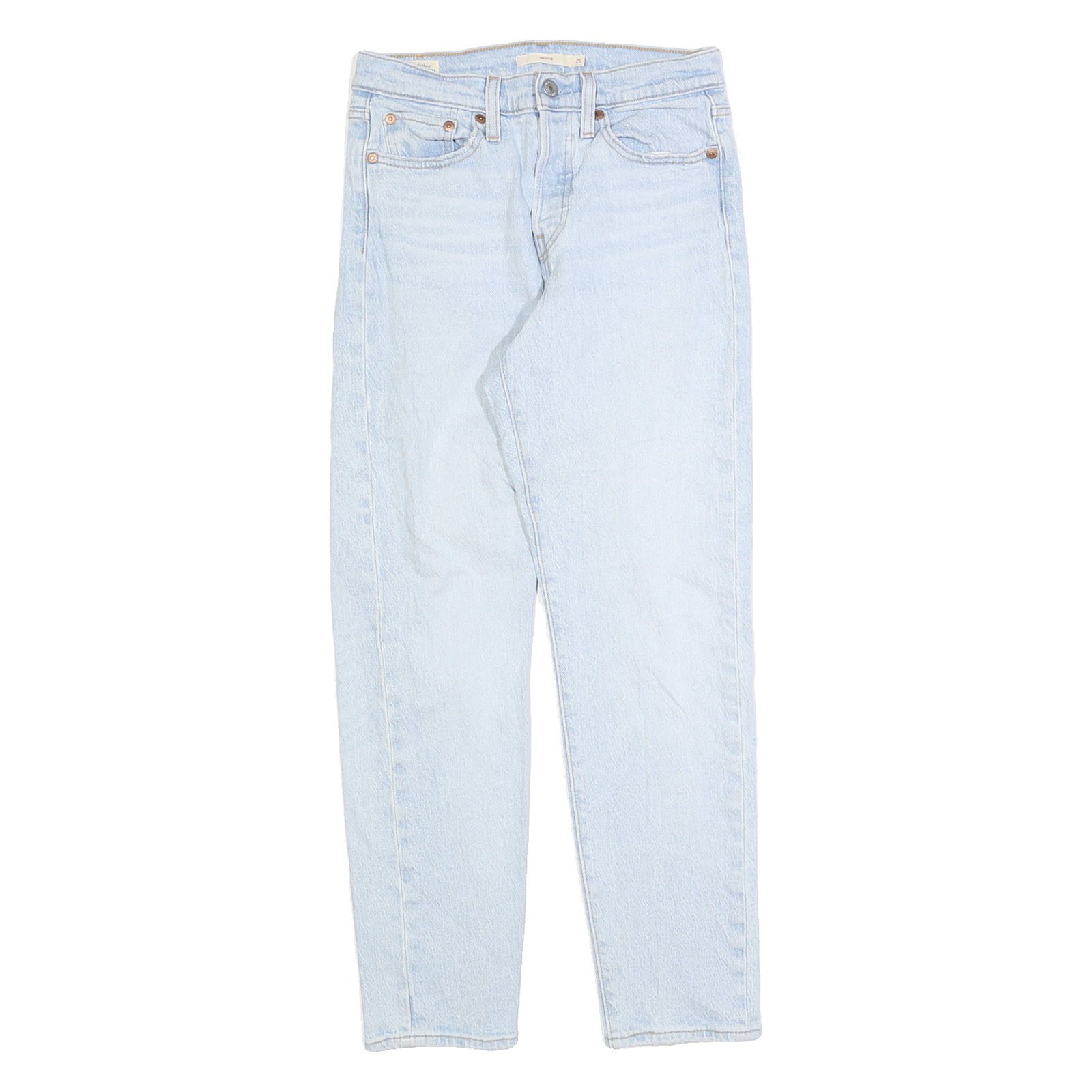 Buy LEVI'S Womens Slim Light Blue Denim Cotton Jeans W26 L26 Classic Fit Button Refurbished - $36.39 LEVI'S Womens Slim Light Blue Denim Cotton Jeans W26 L26 Classic Fit Button Refurbished - N/A refurbished available on Cerqular