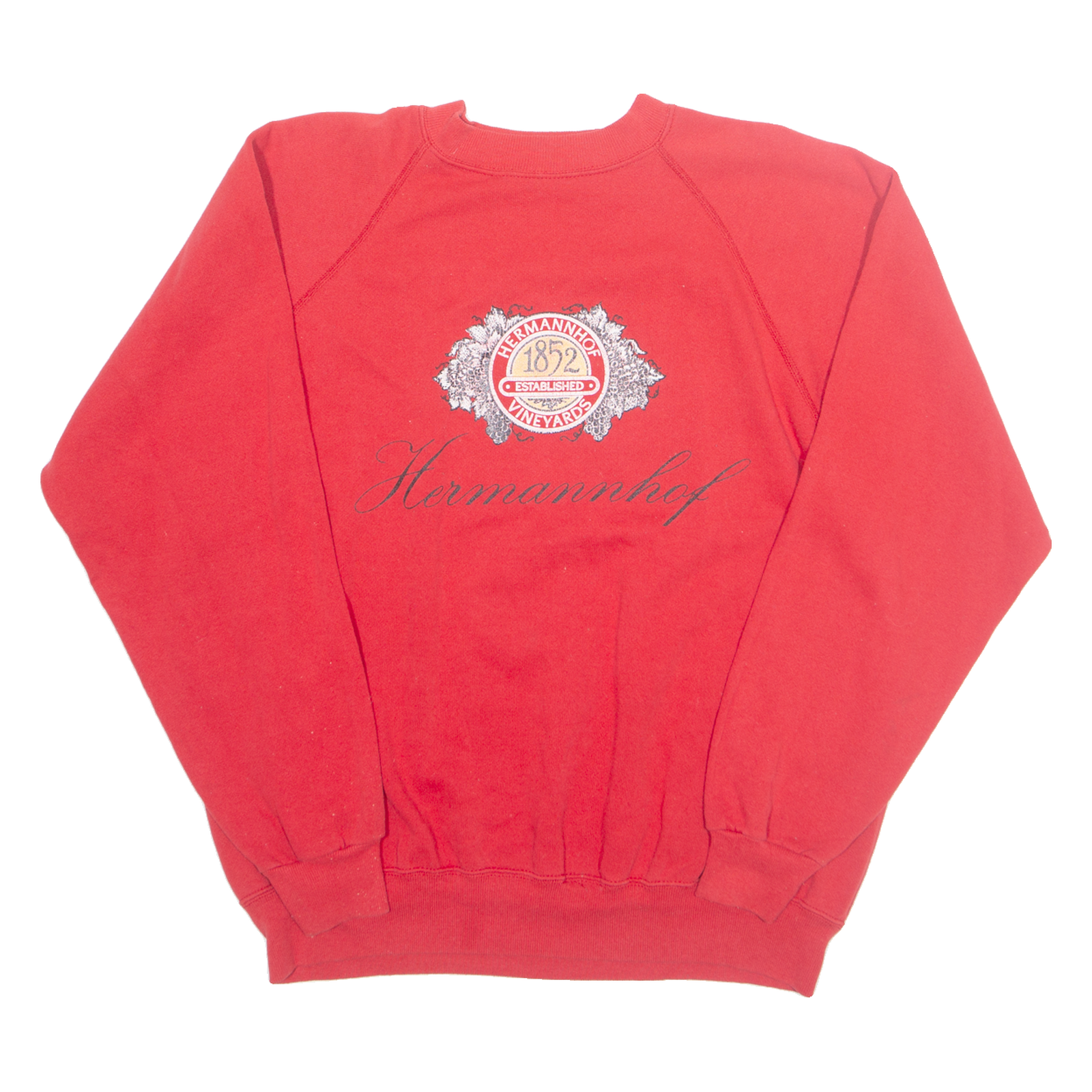 Vineyards Mens Sweatshirt Red 90s L Refurbished - N/A refurbished available on Cerqular