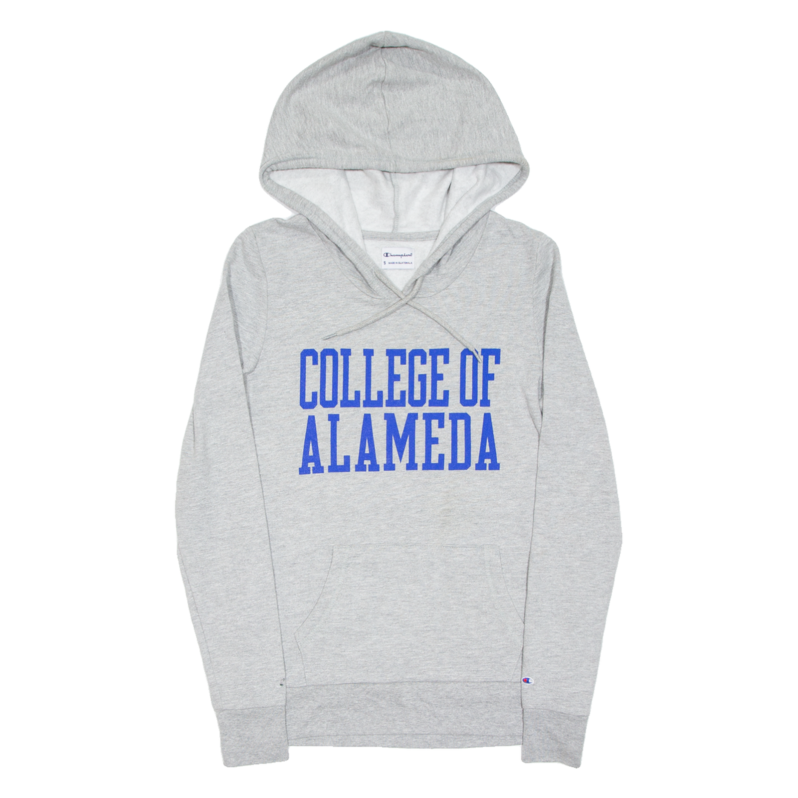 CHAMPION College Of Alameda Womens Grey Hoodie USA S Refurbished - N/A refurbished available on Cerqular