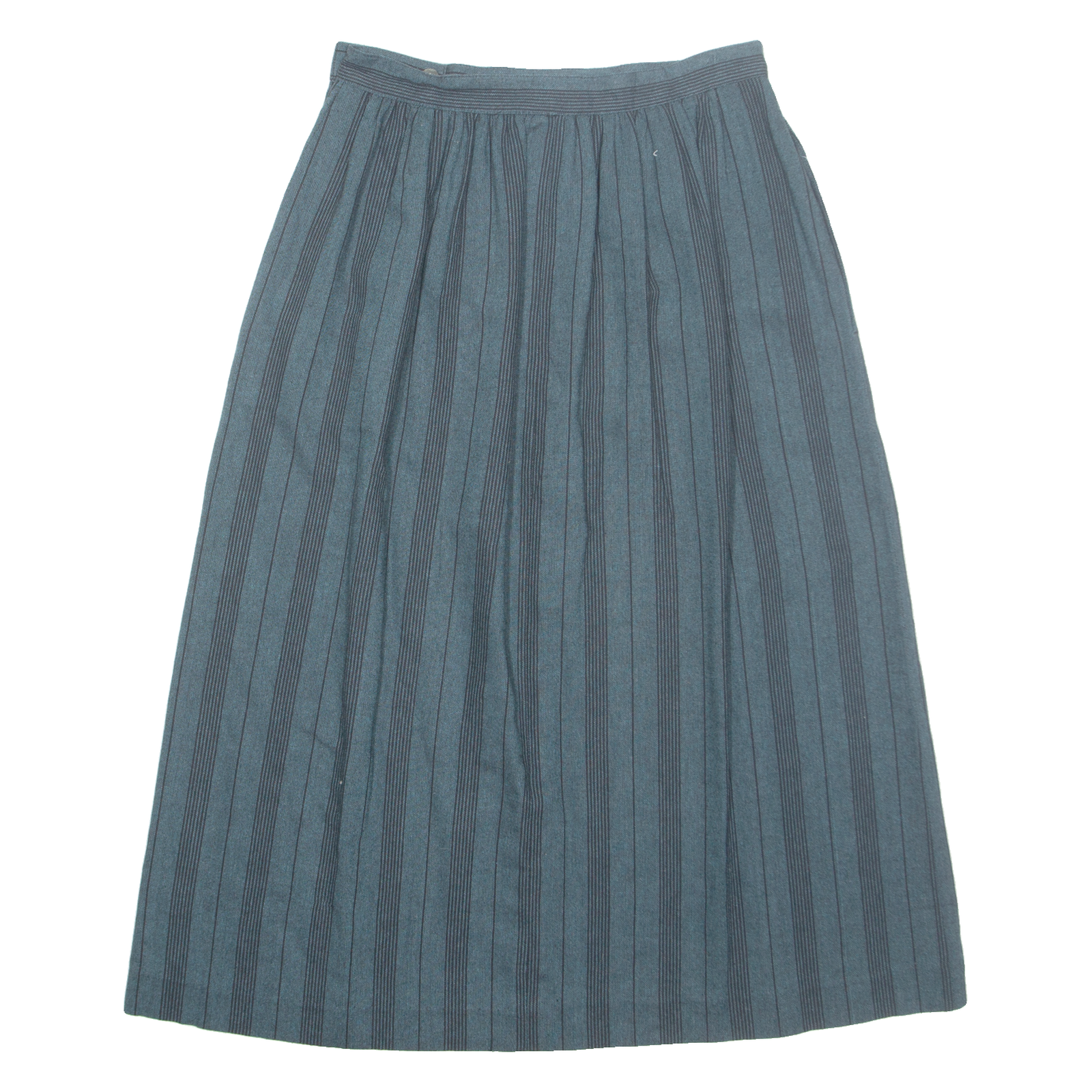 TONA Womens A-Line Skirt Green Midi Striped S Refurbished - N/A refurbished available on Cerqular