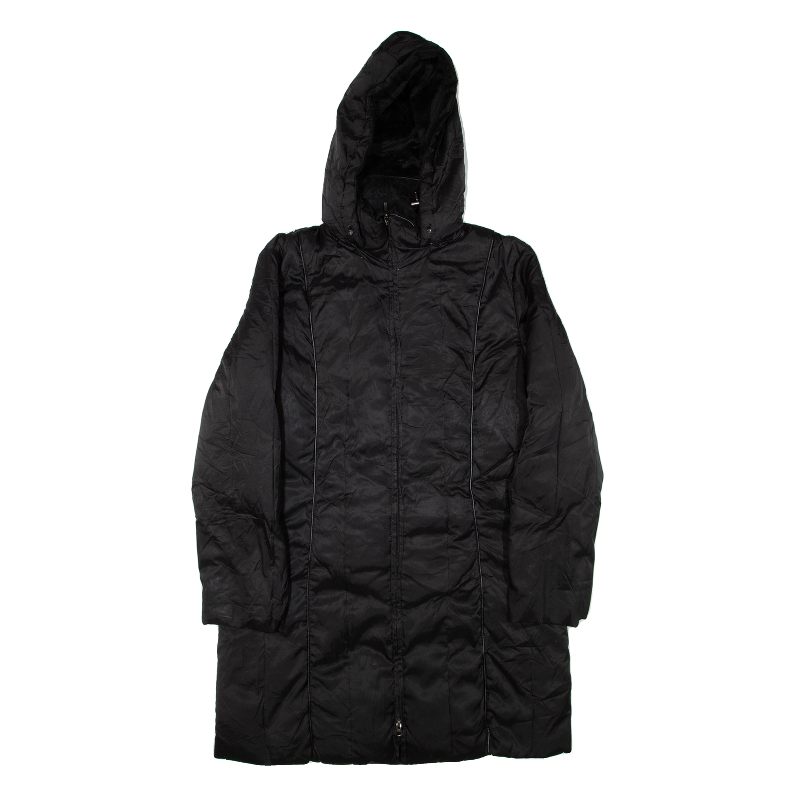 NAUTICA Womens Jacket Black Hooded L Refurbished - N/A refurbished available on Cerqular