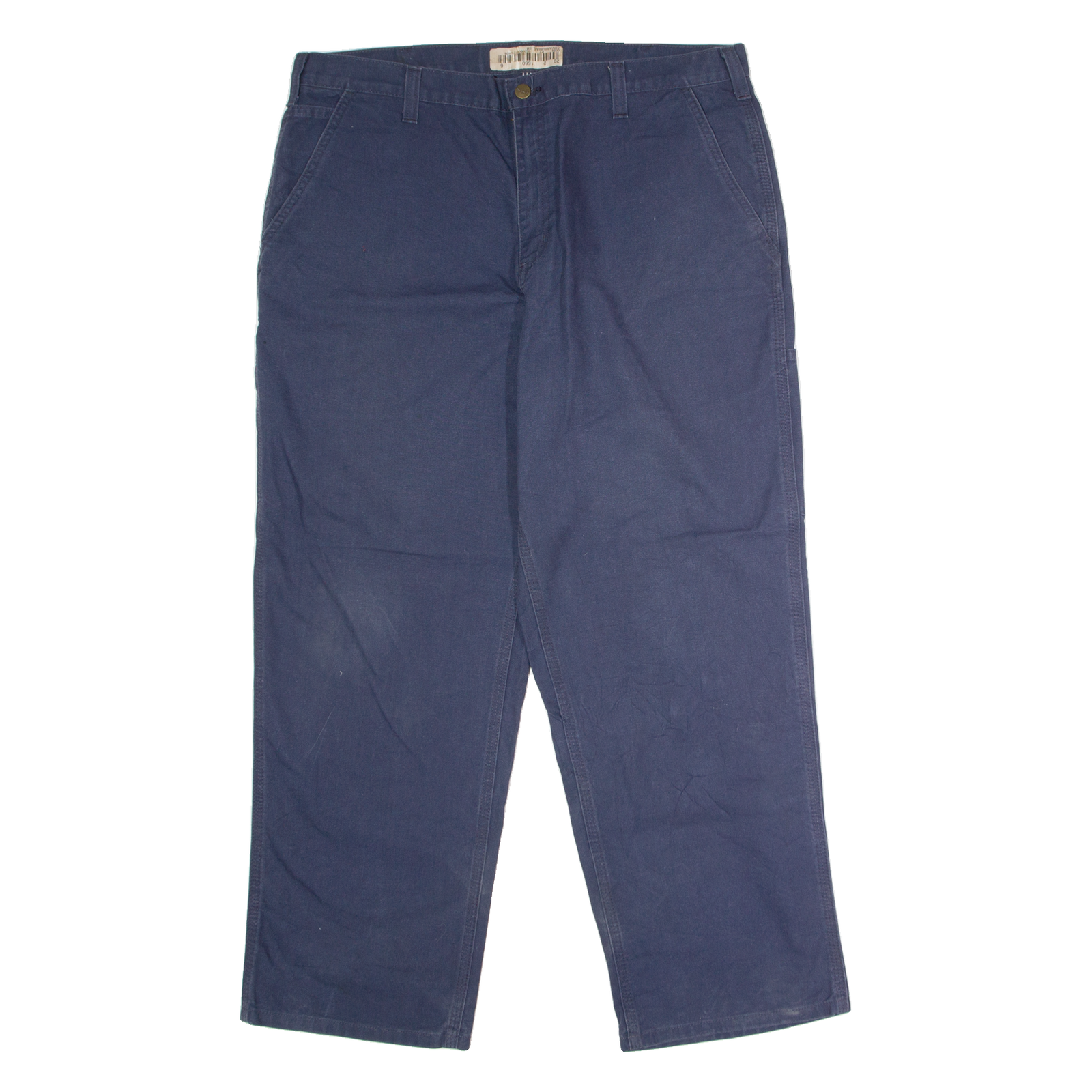 CARHARTT Dungaree Fit Carpenter Workwear Mens Canvas Trousers Blue Straight W38 L30 Refurbished - N/A refurbished available on Cerqular