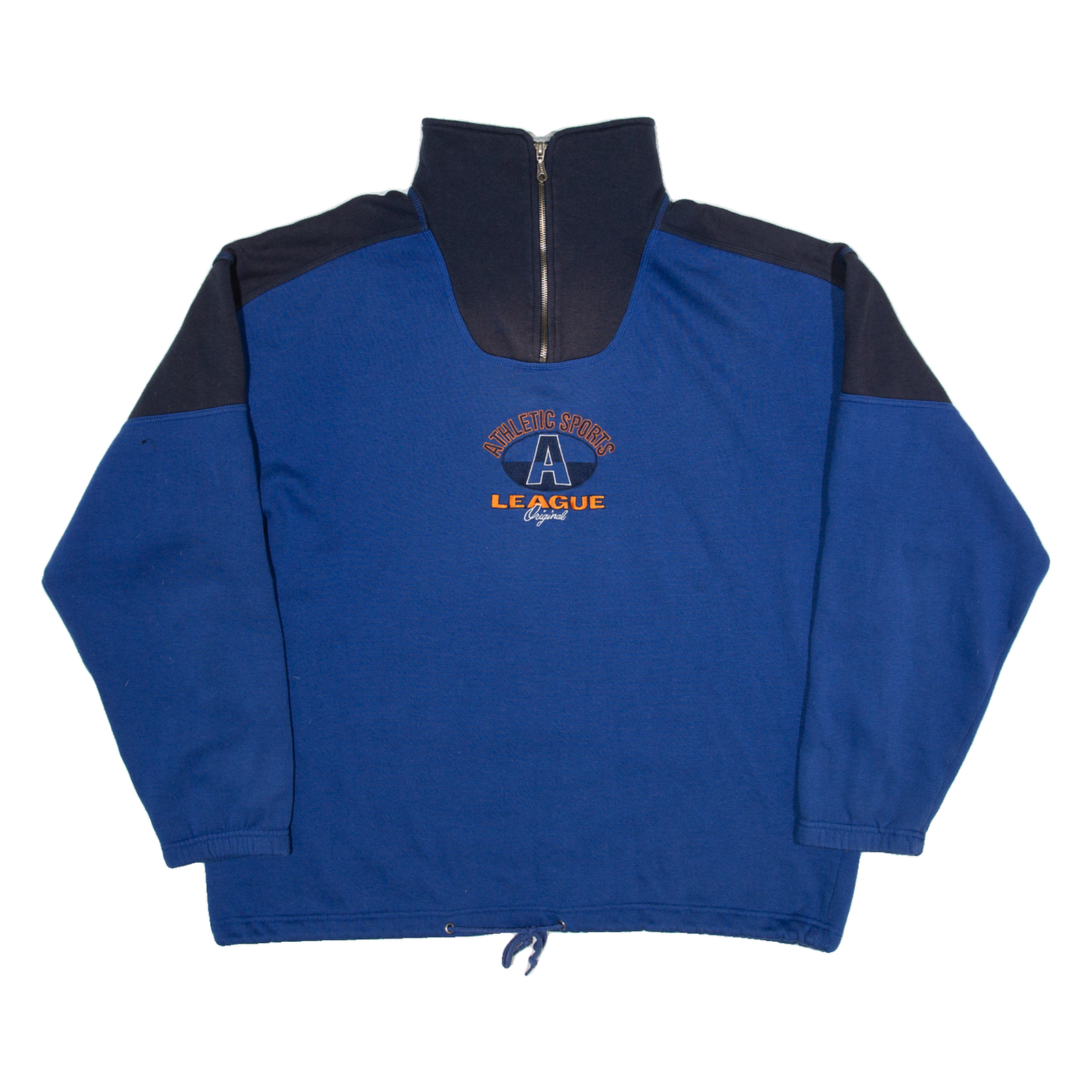 RODEO Womens Sweatshirt Blue 1/4 Zip XL Refurbished - N/A refurbished available on Cerqular