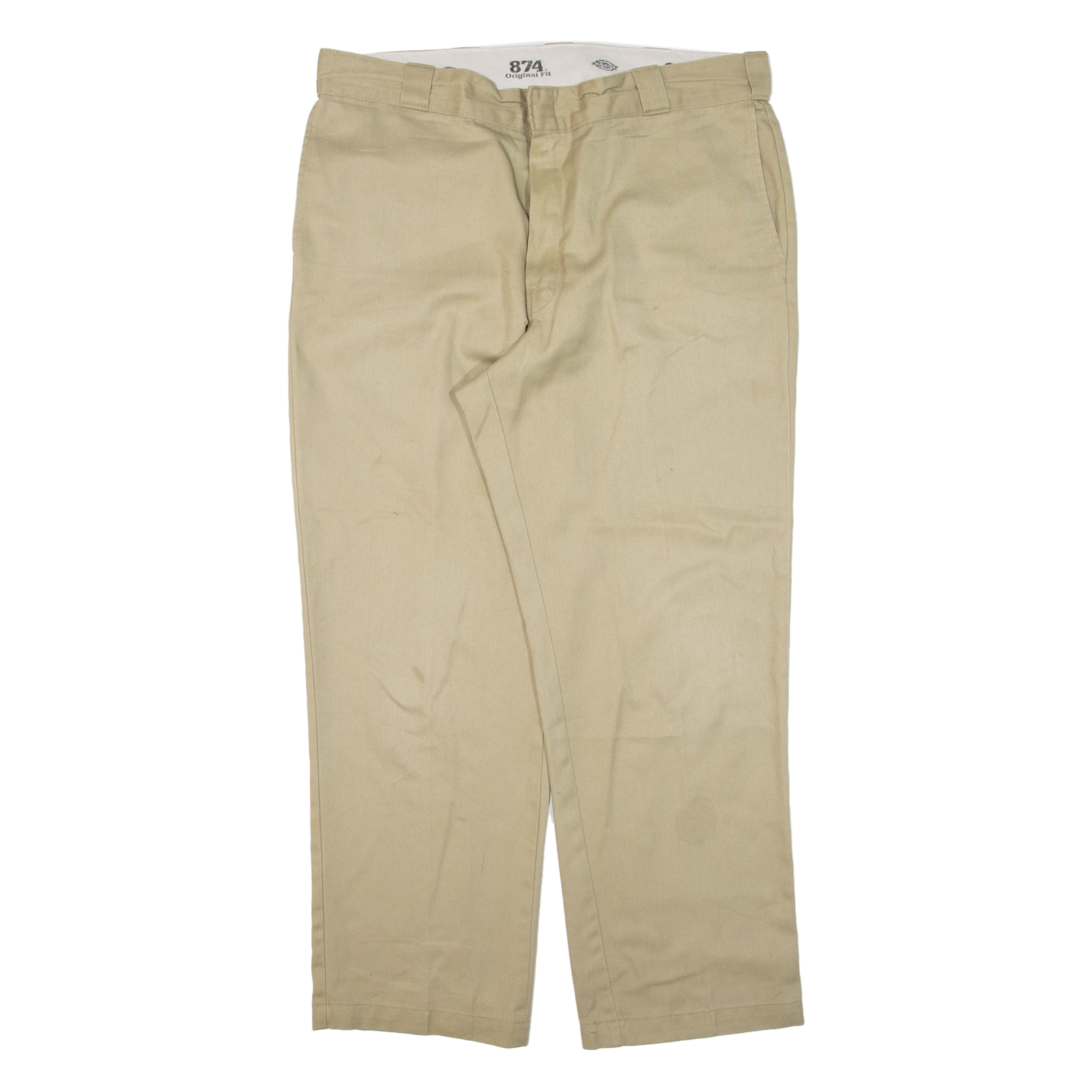 DICKIES 874 Workwear Mens Trousers Beige Regular Straight W37 L28 Refurbished - N/A refurbished available on Cerqular