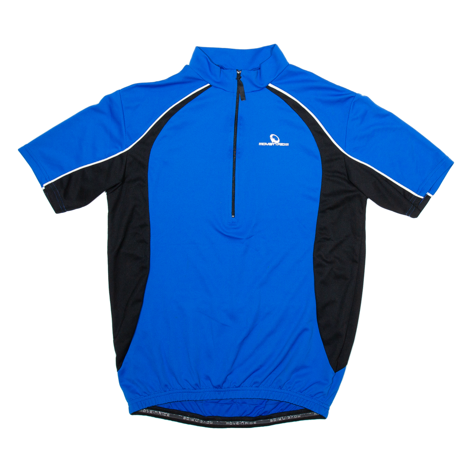 MOVE'N RIDE Cycling Mens Jersey Blue 1/2 Zip XL Refurbished - N/A refurbished available on Cerqular