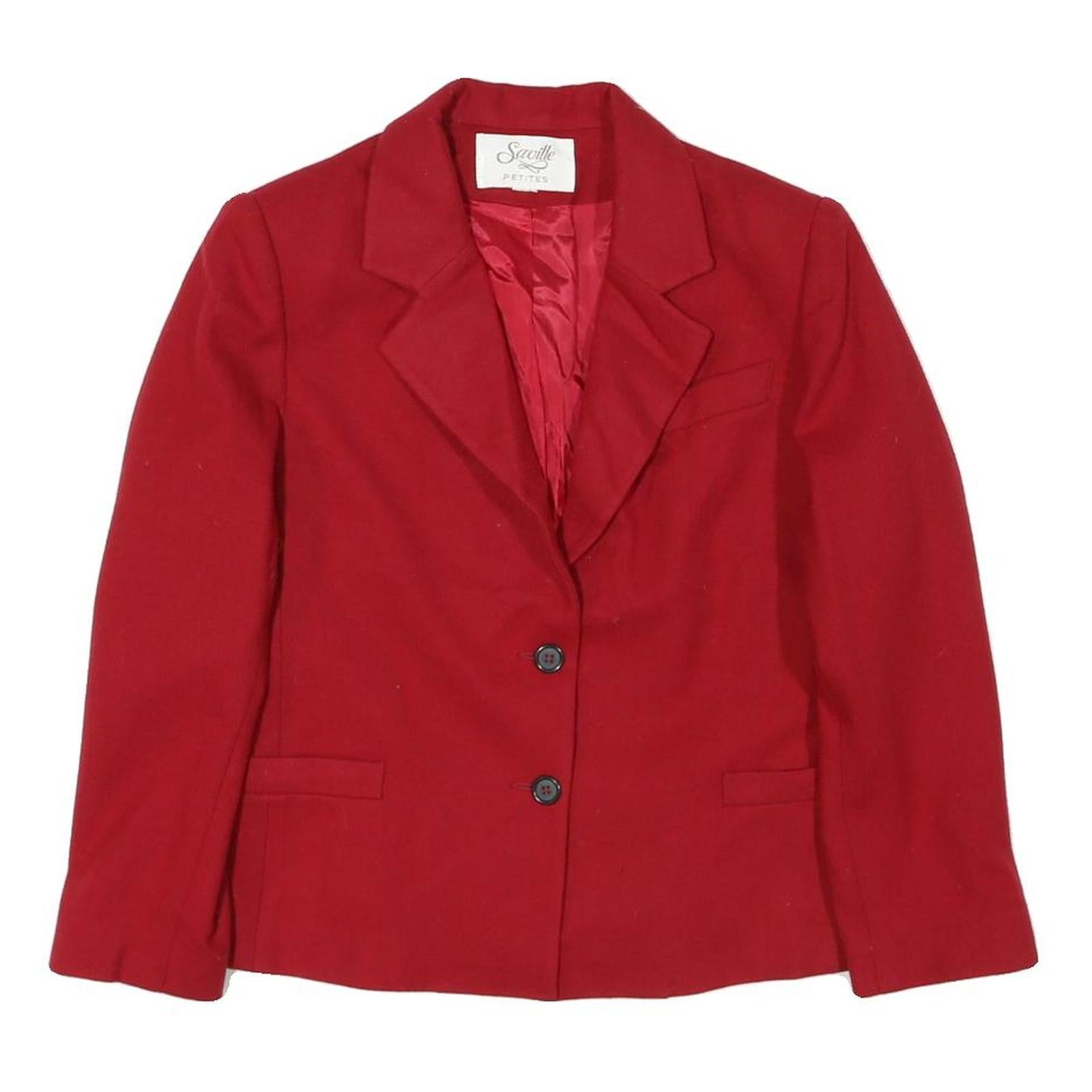 Buy SAVILLE Womens Red Button Cotton Blend Classic Jacket M Petites Formal Refurbished - $48.09 SAVILLE Womens Red Button Cotton Blend Classic Jacket M Petites Formal Refurbished - N/A refurbished available on Cerqular