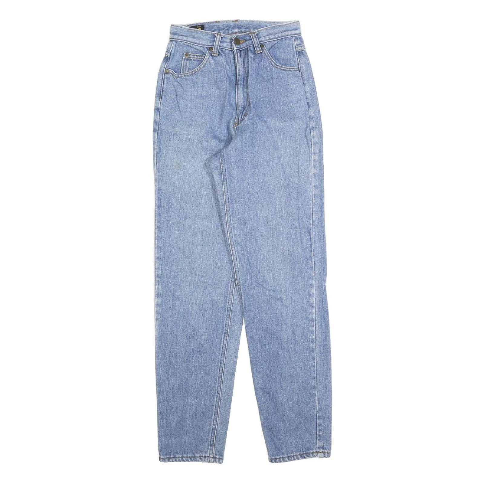 LEE Womens Light Blue Regular Fit Straight Denim Jeans W24 L30 Classic Cotton Refurbished - N/A refurbished available on Cerqular