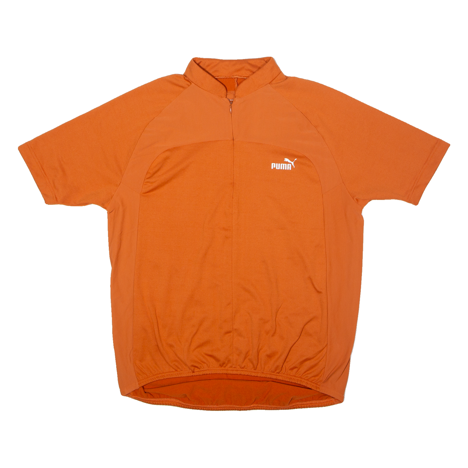 PUMA Cycling Mens Jersey Orange 1/2 Zip XL Refurbished - N/A refurbished available on Cerqular