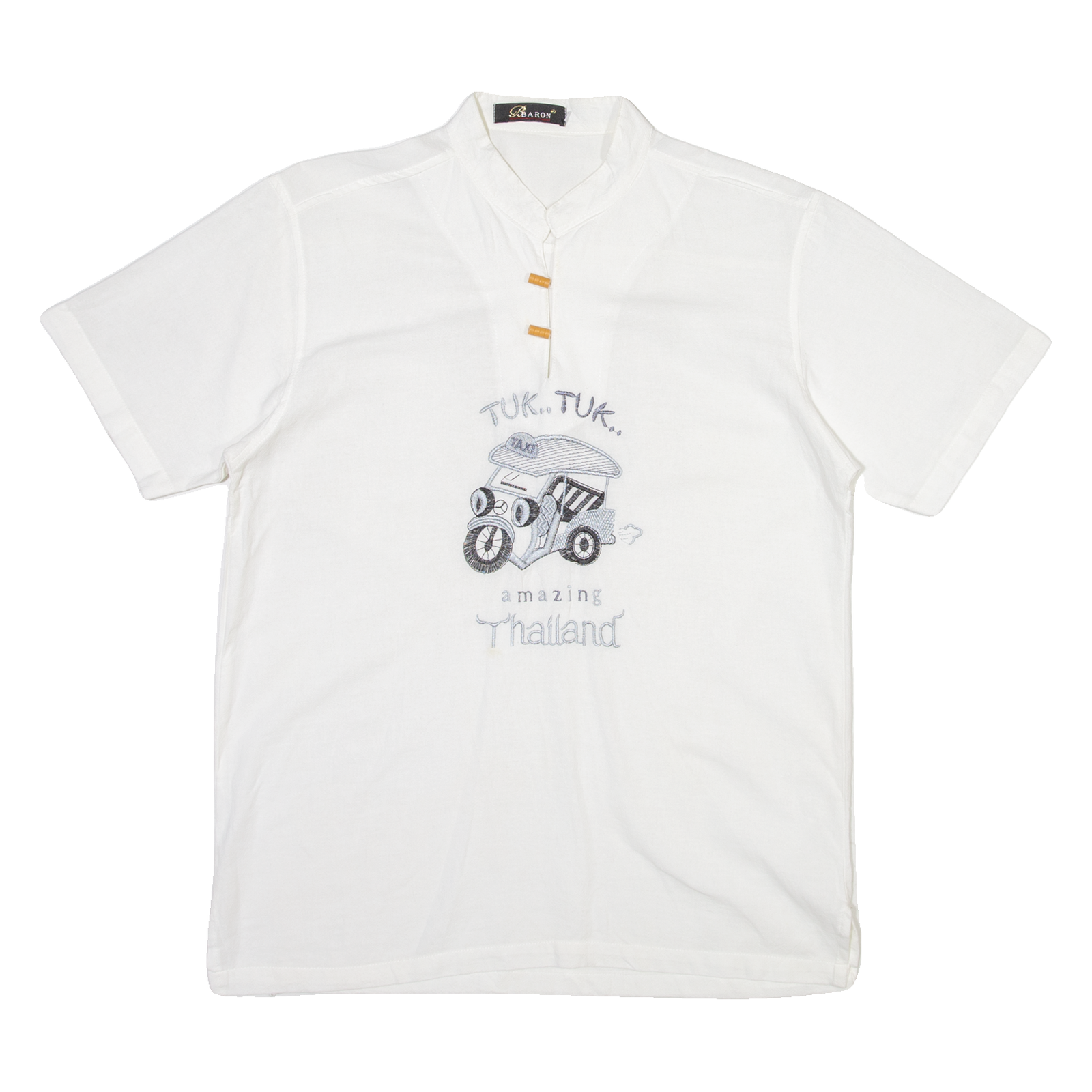 Buy BARON Tuk Tuk Amazing Thailand Mens Plain Shirt White M Refurbished - $16.89 BARON Tuk Tuk Amazing Thailand Mens Plain Shirt White M Refurbished - N/A refurbished available on Cerqular