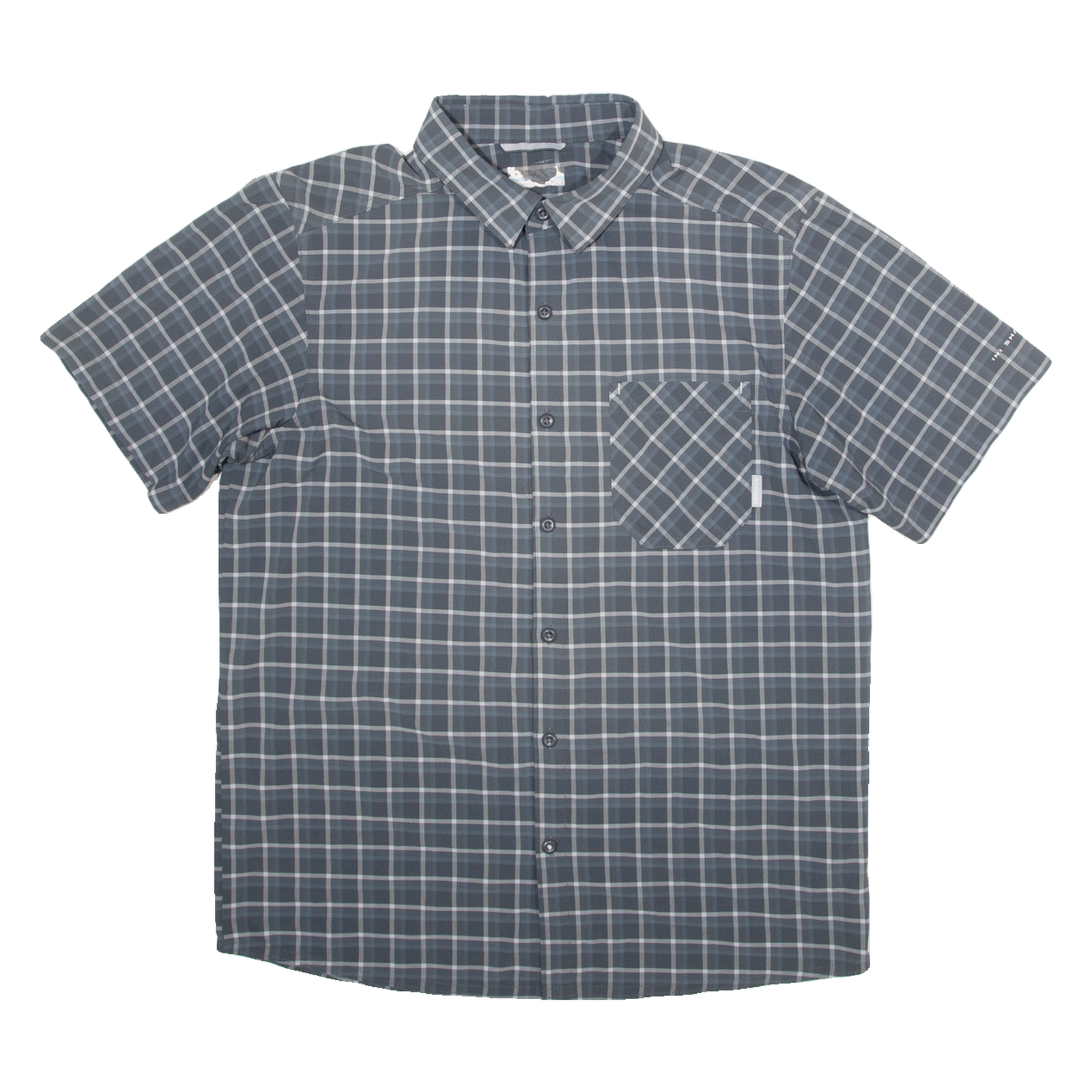 COLUMBIA Mens Shirt Grey Check M Refurbished - N/A refurbished available on Cerqular