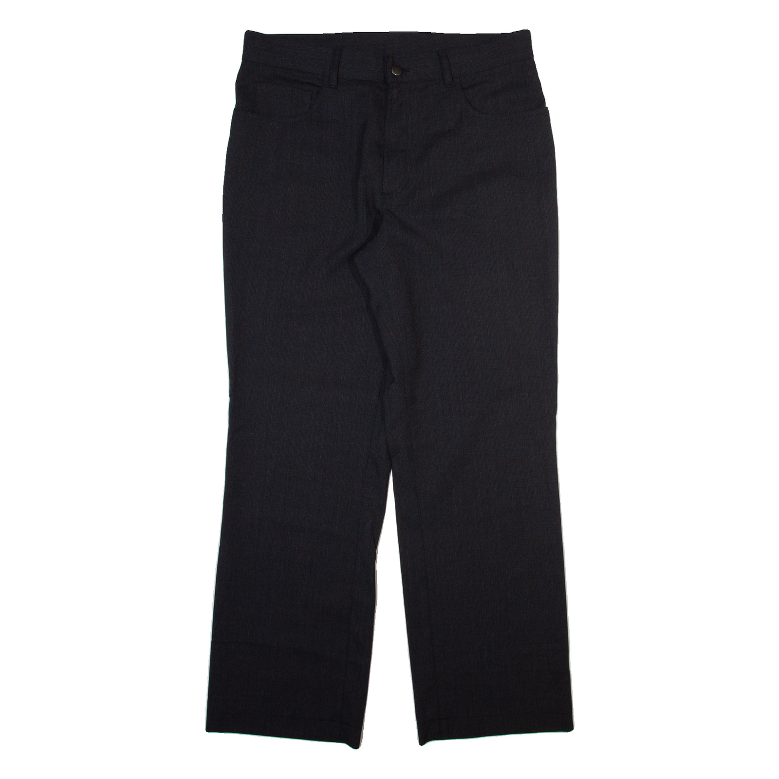 CALYX Mens Trousers Black Regular Straight Wool W32 L30 Refurbished - N/A refurbished available on Cerqular