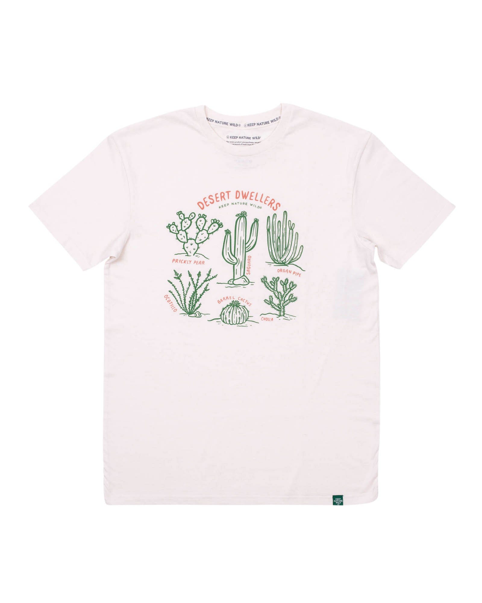 Desert Dwellers Unisex Tee | Natural | Size: L Refurbished - Keep Nature Wild refurbished available on Cerqular