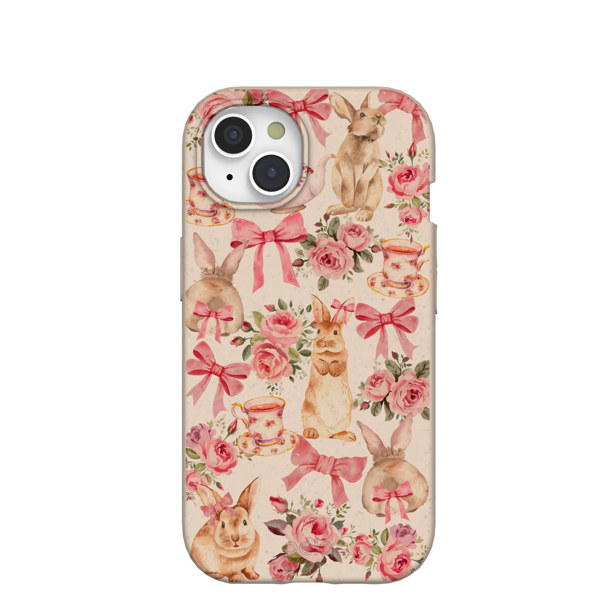 Seashell Garden Party iPhone 15 Case Refurbished - Pela Case refurbished available on Cerqular