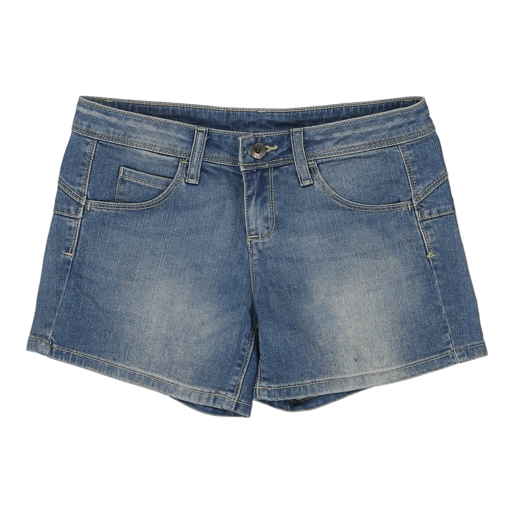 Benetton Denim Shorts - 28W UK 6 Blue Cotton Refurbished - Thrifted (note: this is a term often used to describe second- refurbished available on Cerqular