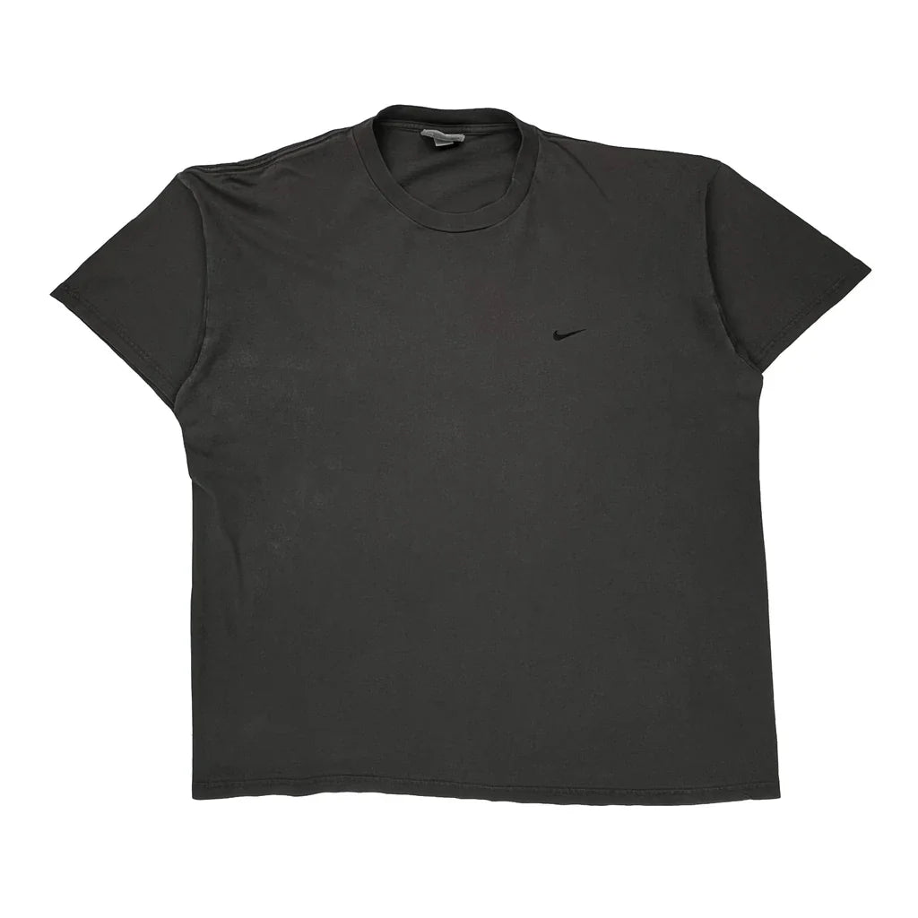 Nike T-Shirt - XL Black Cotton Refurbished - Thrifted (note: this is a term often used to describe second- refurbished available on Cerqular