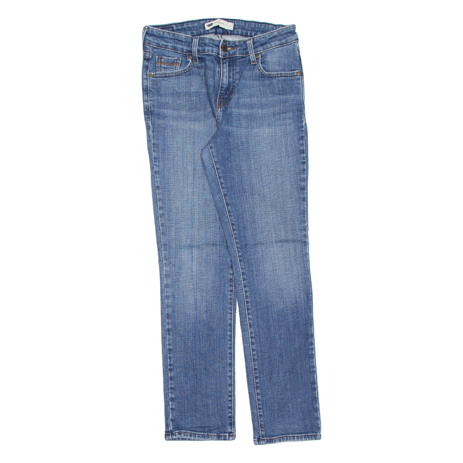 LEVI'S Mid Rise Womens Jeans Blue Slim Skinny Stone Wash W28 L30 Refurbished - N/A refurbished available on Cerqular