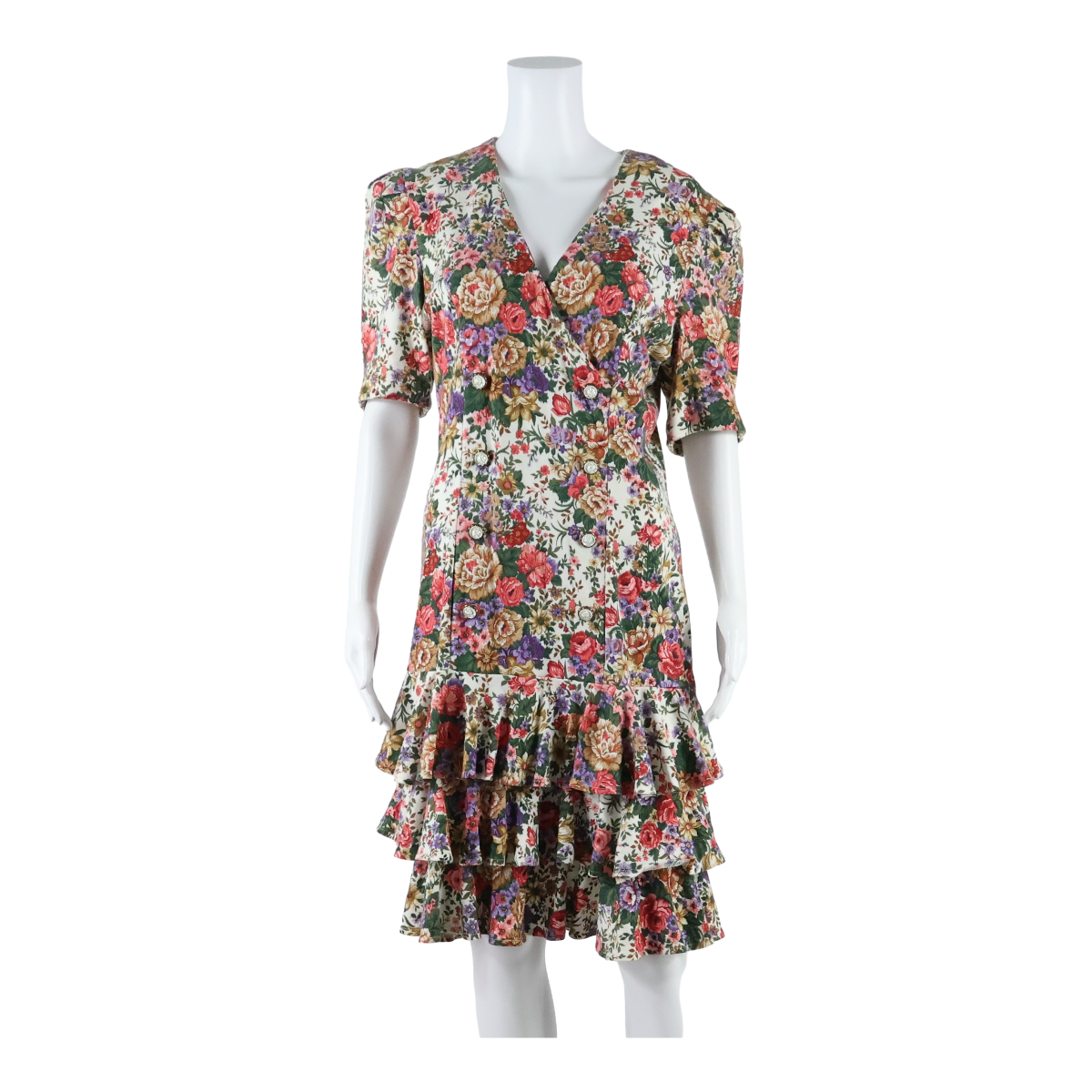 Buy ALL THAT JAZZY Womens Day Dress Green Floral Short Sleeve Knee Length M Refurbished - $27.29 ALL THAT JAZZY Womens Day Dress Green Floral Short Sleeve Knee Length M Refurbished - N/A refurbished available on Cerqular