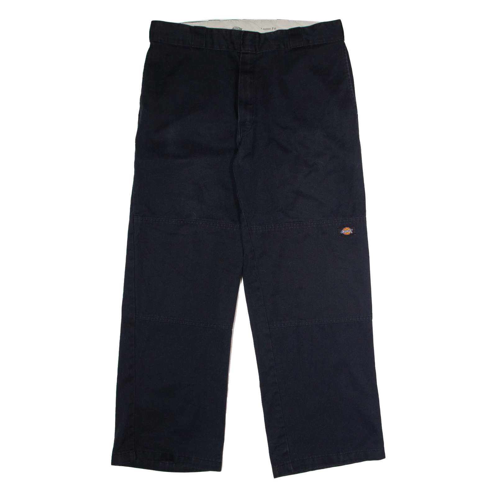 DICKIES Workwear Mens Twill Trousers Black Loose Straight W36 L30 Refurbished - N/A refurbished available on Cerqular
