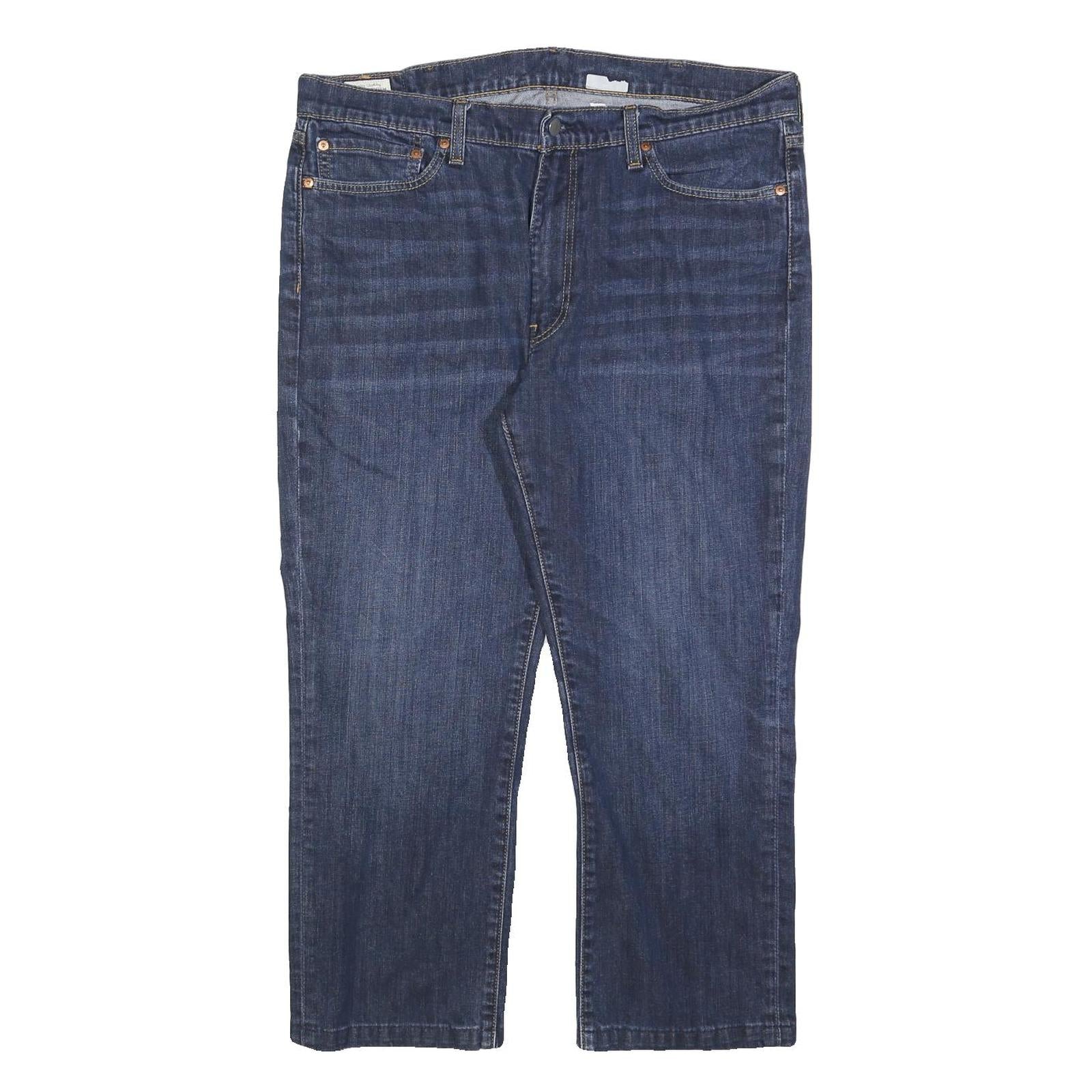 LEVI'S 514 Classic Mens Jeans Blue Classic Straight Denim Medium W38 L26 Relaxed Refurbished - N/A refurbished available on Cerqular