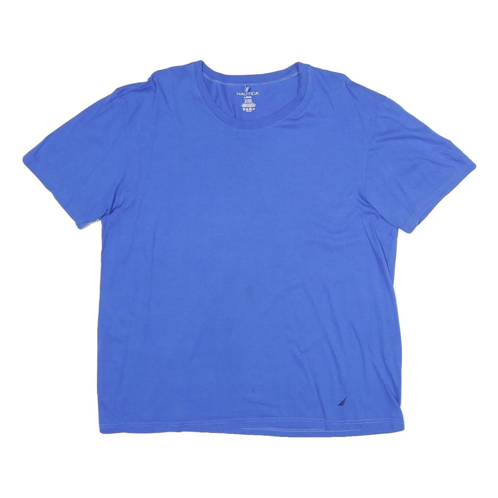 Buy NAUTICA Mens Blue L T-Shirt Short Sleeve Crew Neck Cotton Casual Basic Refurbished - $22.09 NAUTICA Mens Blue L T-Shirt Short Sleeve Crew Neck Cotton Casual Basic Refurbished - N/A refurbished available on Cerqular