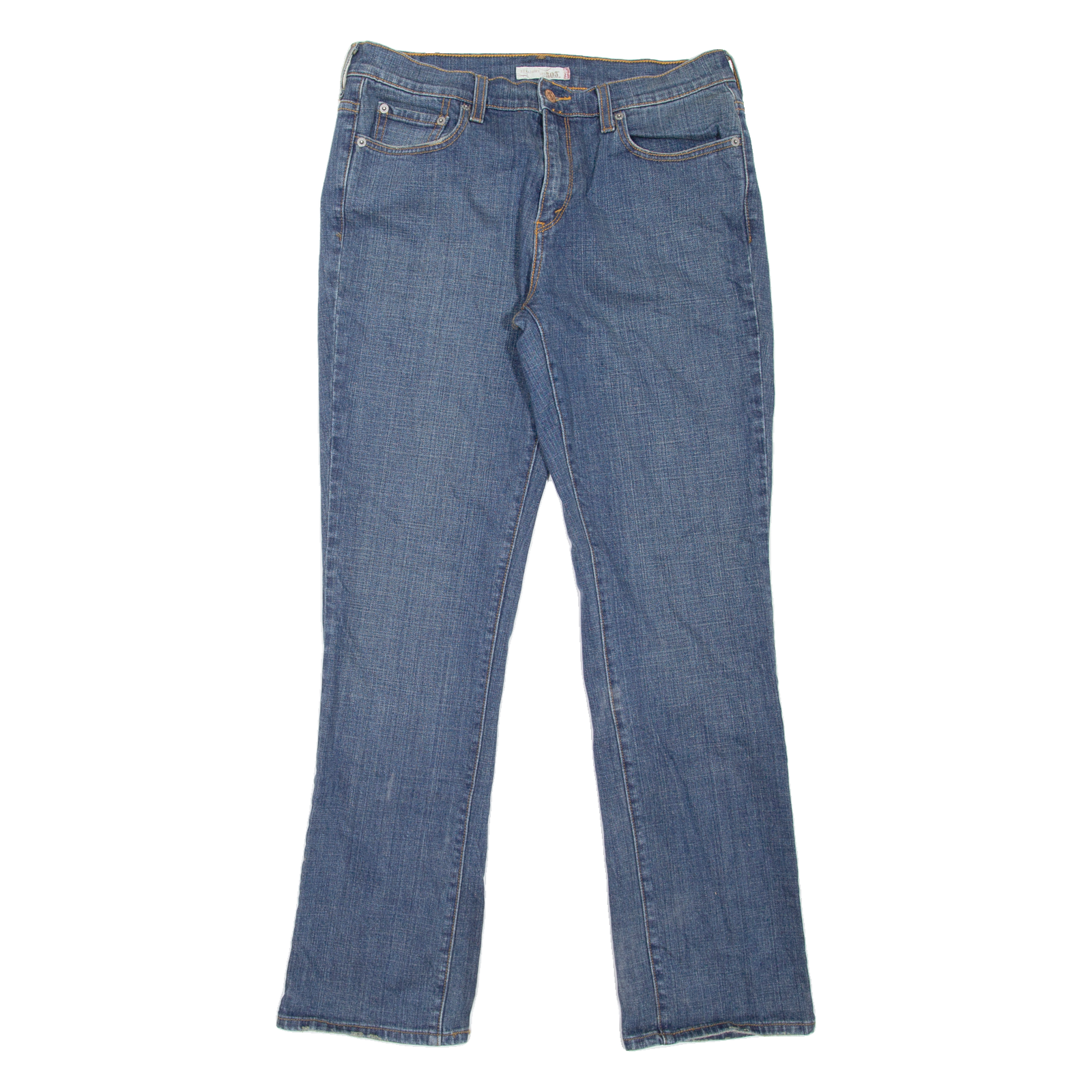 LEVI'S 505 Womens Jeans Blue Regular Straight W32 L32 Refurbished - N/A refurbished available on Cerqular