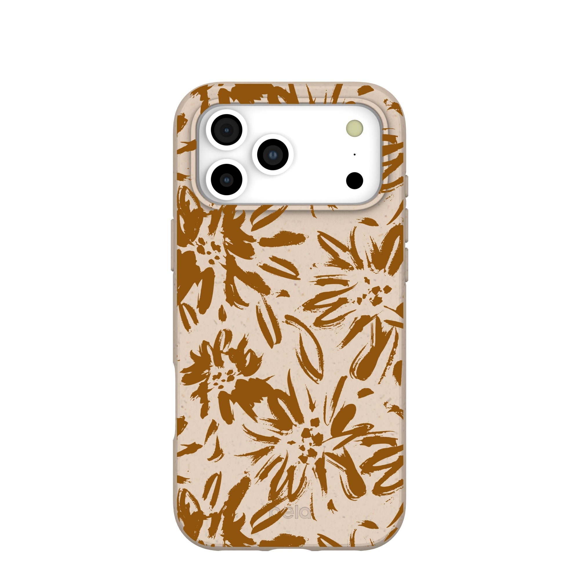 Seashell Petal Burst iPhone 17 Pro Max Case | MagSafe Compatibility: Without MagSafe Refurbished - Pela Case refurbished available on Cerqular