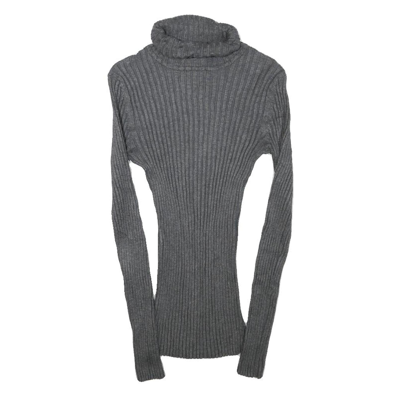 INC Womens Grey Plain Pullover Roll Neck Basic Knit M Rayon Jumper Refurbished - N/A refurbished available on Cerqular