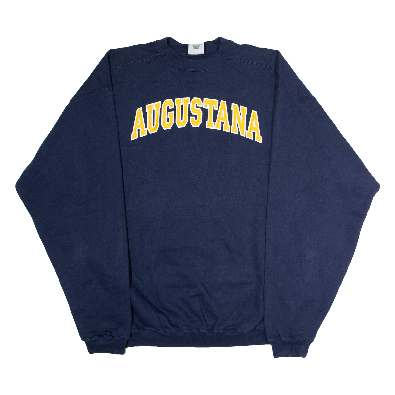 THE COTTON EXCHANGE Augustana Mens Sweatshirt Blue Crew Neck 90s USA XL Refurbished - N/A refurbished available on Cerqular