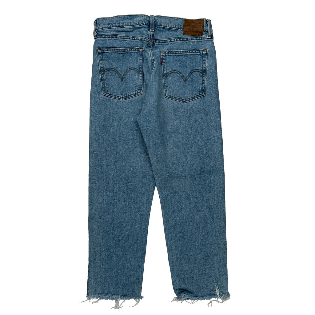 Levis Jeans - 29W UK 12 Light Wash Denim Refurbished - Thrifted (note: this is a term often used to describe second- refurbished available on Cerqular