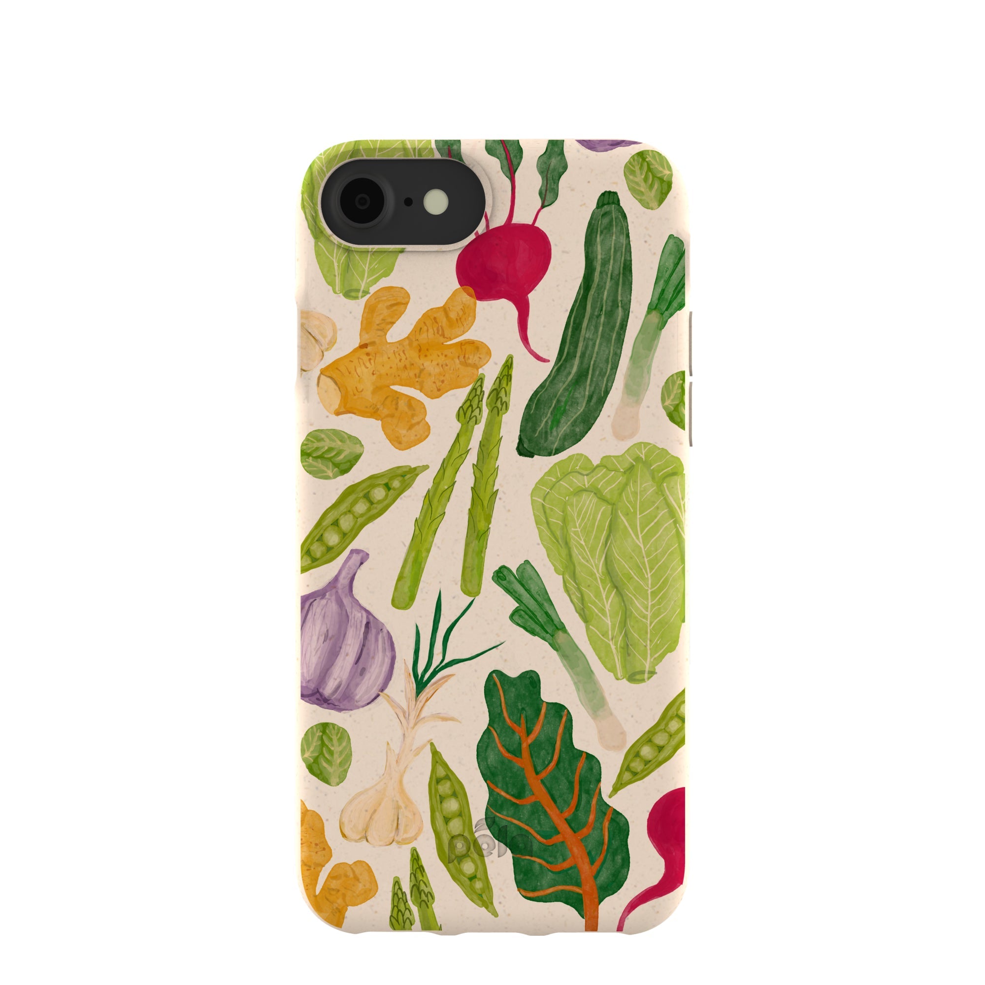 Seashell Veggie Patch iPhone 6/6s/7/8/SE Case Refurbished - Pela Case refurbished available on Cerqular