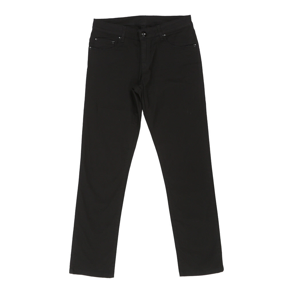 Love Moschino Trousers - 30W UK 8 Black Cotton Blend | Size: UK 8 Refurbished - N/A (Preloved Designer is not a specific brand, it refurbished available on Cerqular
