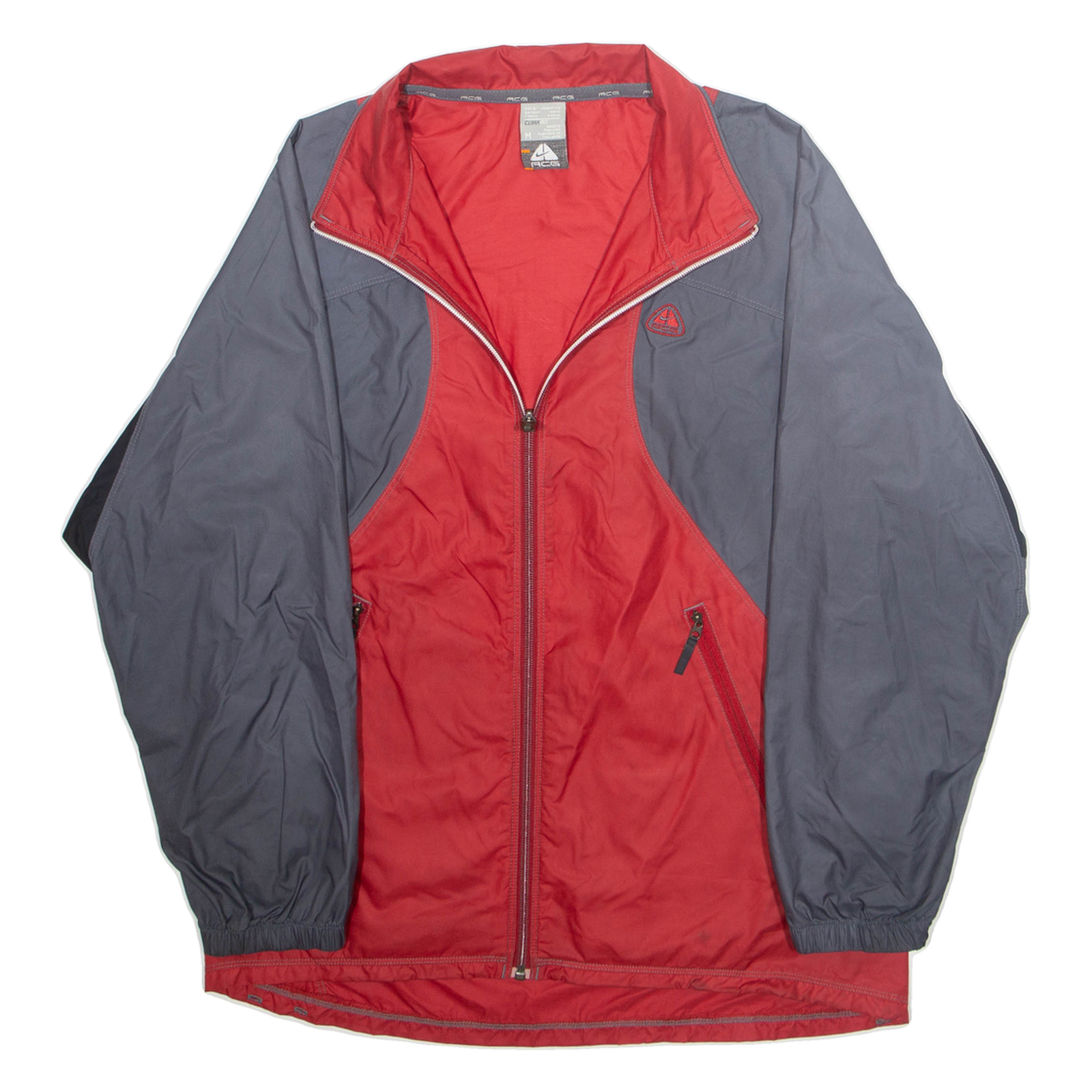 NIKE Mens Jacket Red Nylon M Refurbished - N/A refurbished available on Cerqular