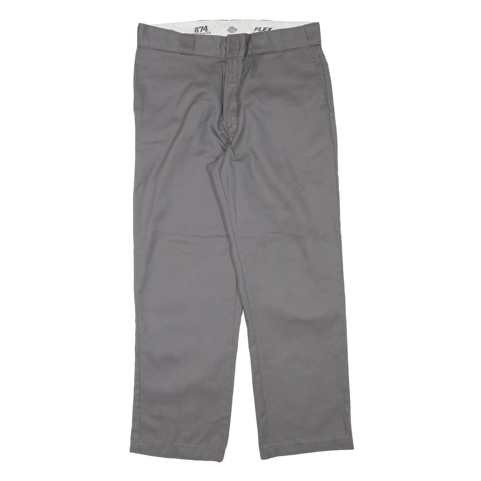 Buy DICKIES Mens Cotton Blend Grey Regular Fit Straight Leg Trousers W34 L29 Refurbished - $42.89 DICKIES Mens Cotton Blend Grey Regular Fit Straight Leg Trousers W34 L29 Refurbished - N/A refurbished available on Cerqular