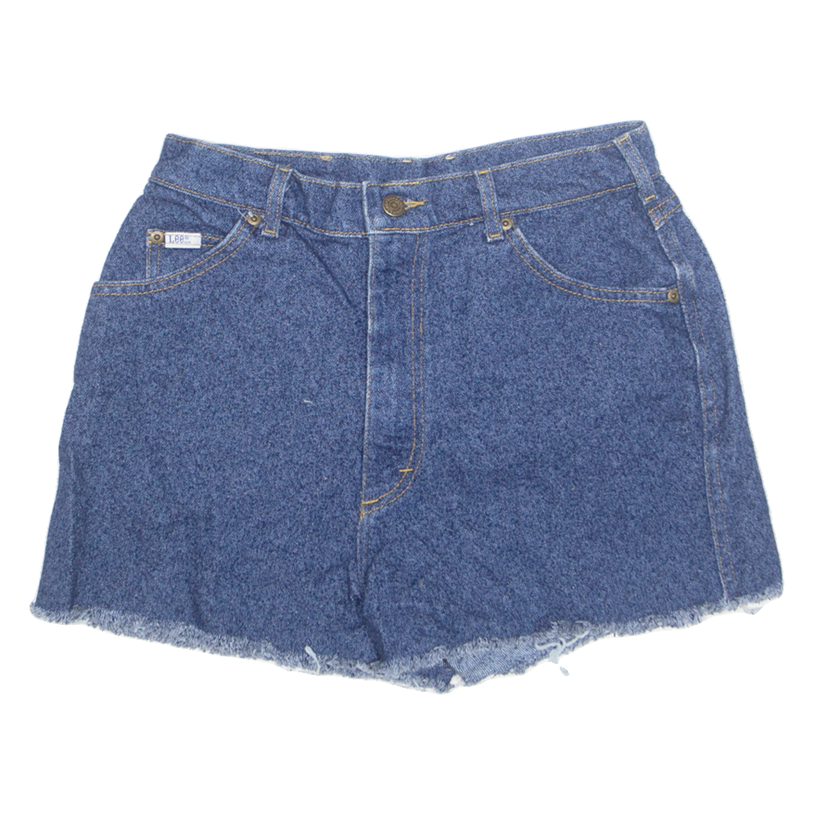 LEE Cut Off Womens Denim Shorts Blue 90s M W30 Refurbished - N/A refurbished available on Cerqular