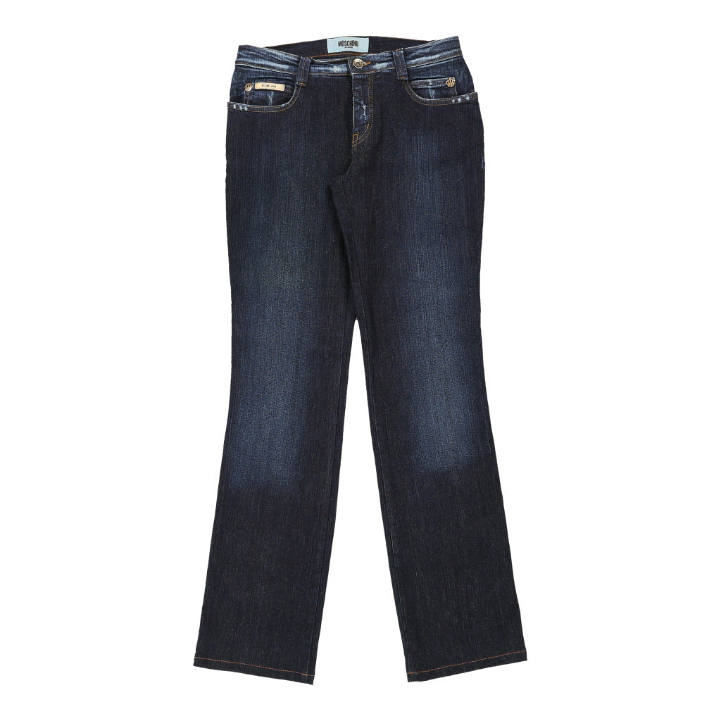 Moschino Jeans Jeans - 30W UK 8 Blue Cotton Blend | Size: UK 8 Refurbished - N/A (Preloved Designer is not a specific brand, it refurbished available on Cerqular