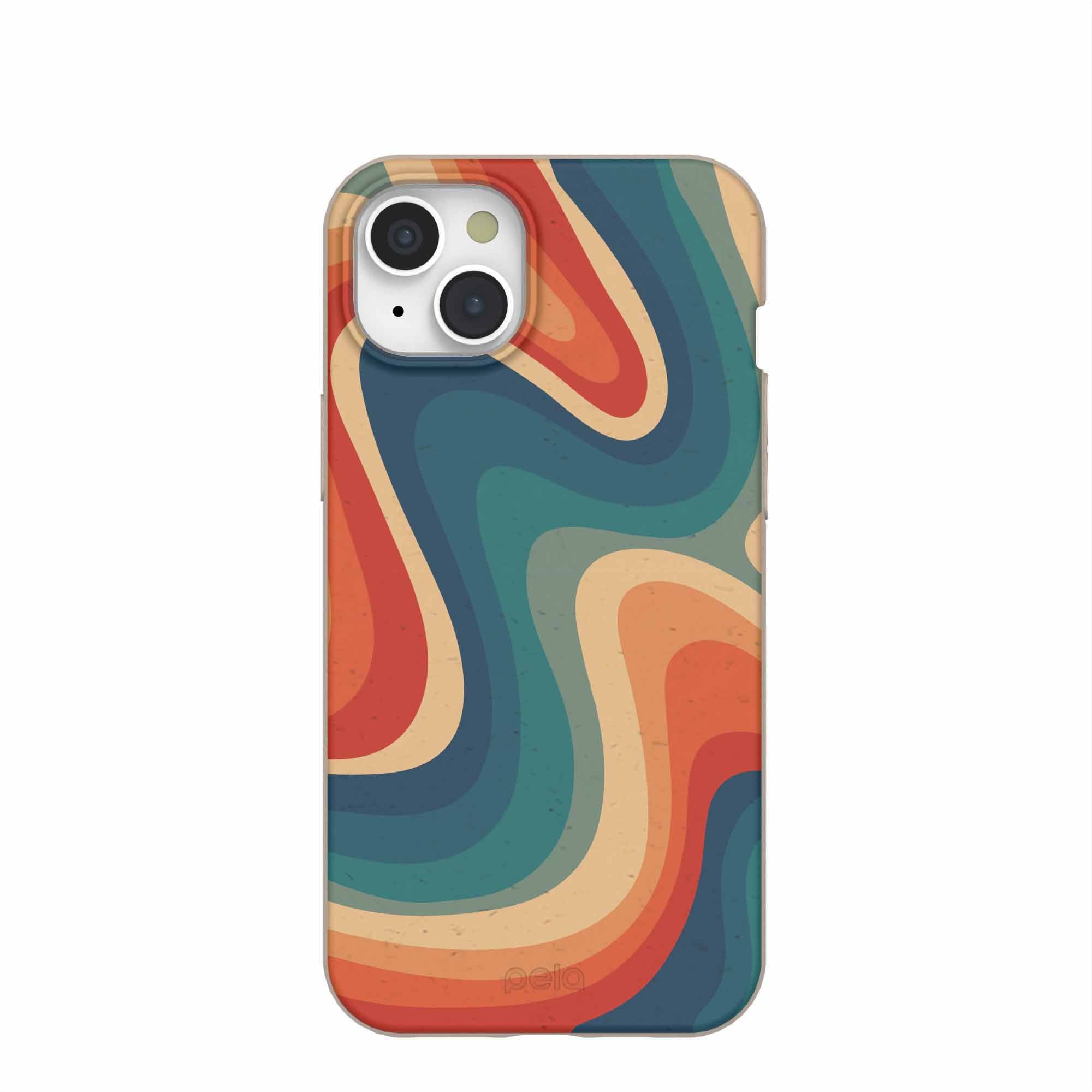 Seashell Disco iPhone 15 Plus Case Refurbished - Pela Case refurbished available on Cerqular