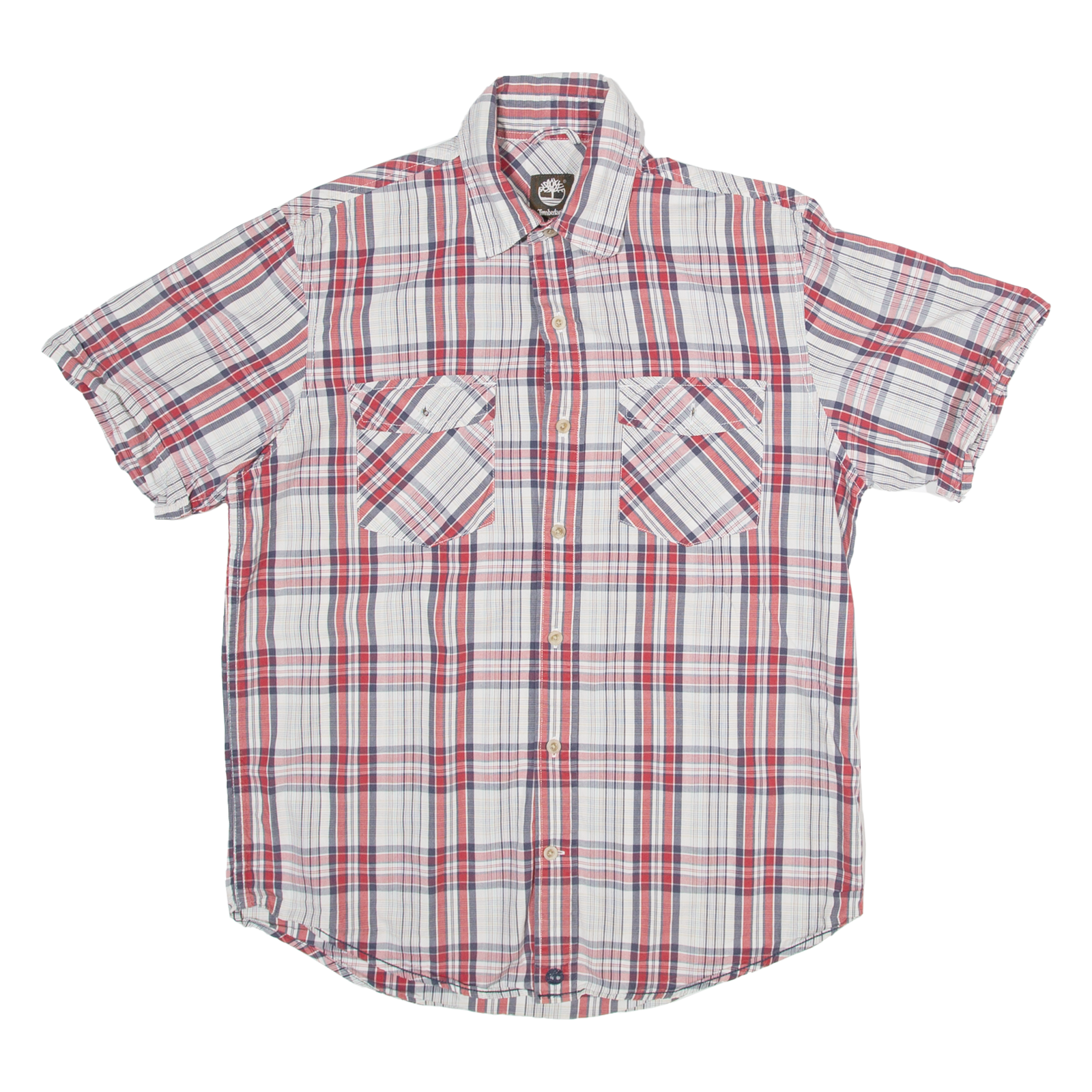 TIMBERLAND Mens Shirt Red Check M Refurbished - N/A refurbished available on Cerqular