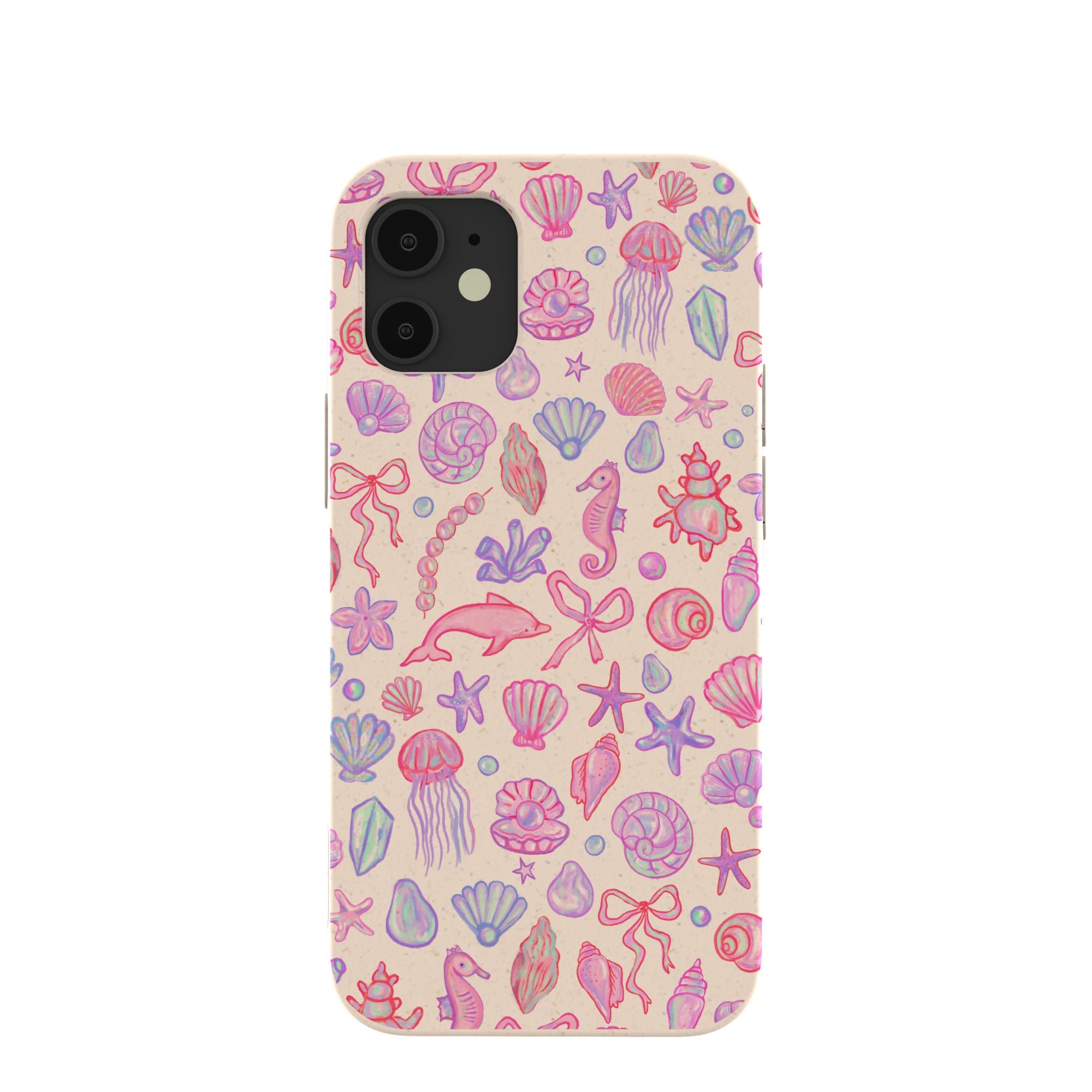 Seashell Mermaid Dreams iPhone 12 Mini Case Refurbished - Pela Case refurbished available on Cerqular