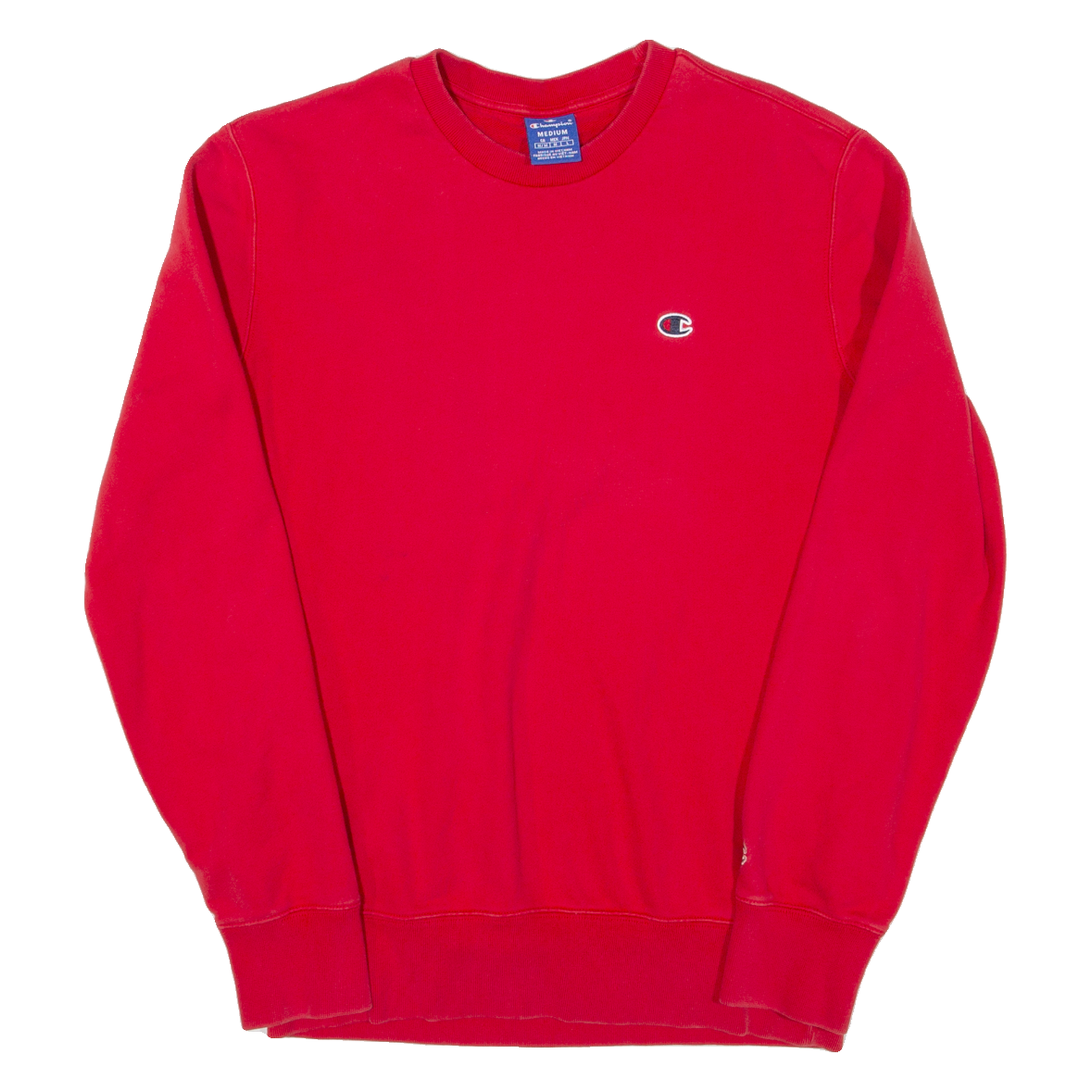 CHAMPION Mens Sweatshirt Red M Refurbished - N/A refurbished available on Cerqular