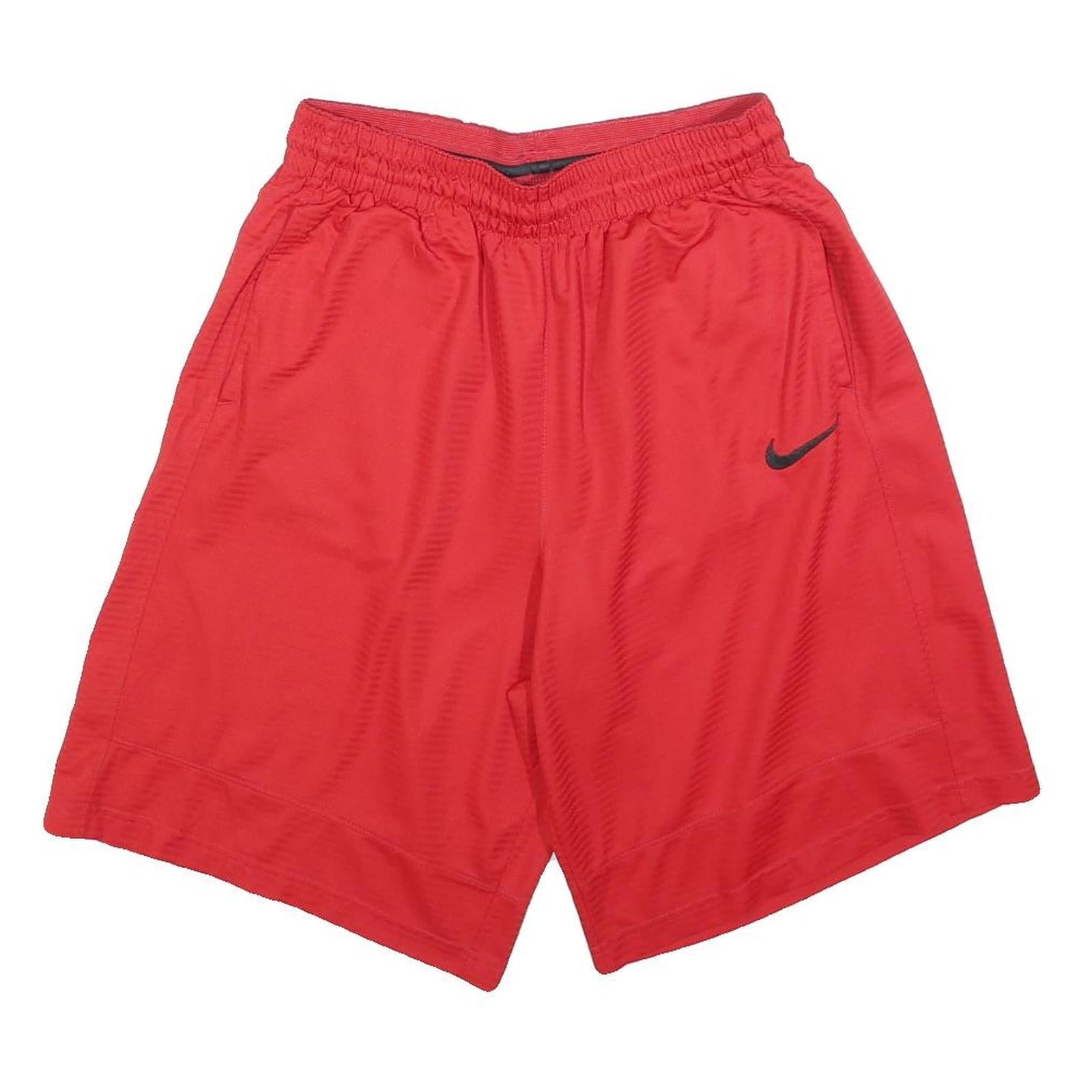 NIKE Mens Red Casual Sports Shorts L W30 Lightweight Polyester Refurbished - N/A refurbished available on Cerqular